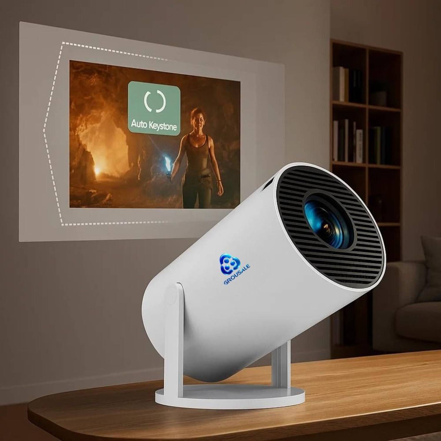 Grousale CineGo Ultra 4K LED Smart Projector - Image 2