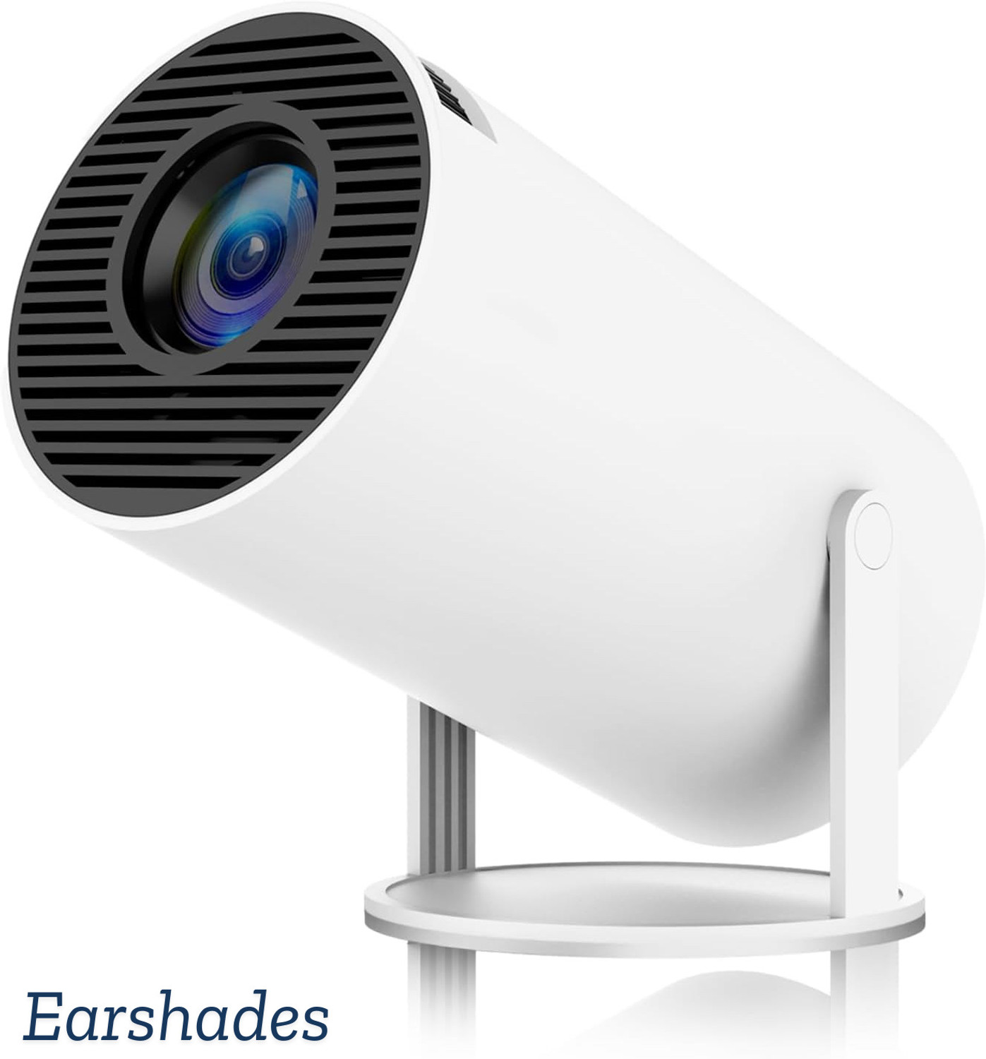 Image of EarShades HY-300 4K Ultra HD Smart Mini Projector with WiFi, Android System E225 (4500 lm / 1 Speaker / Remote Controller) Portable Projector