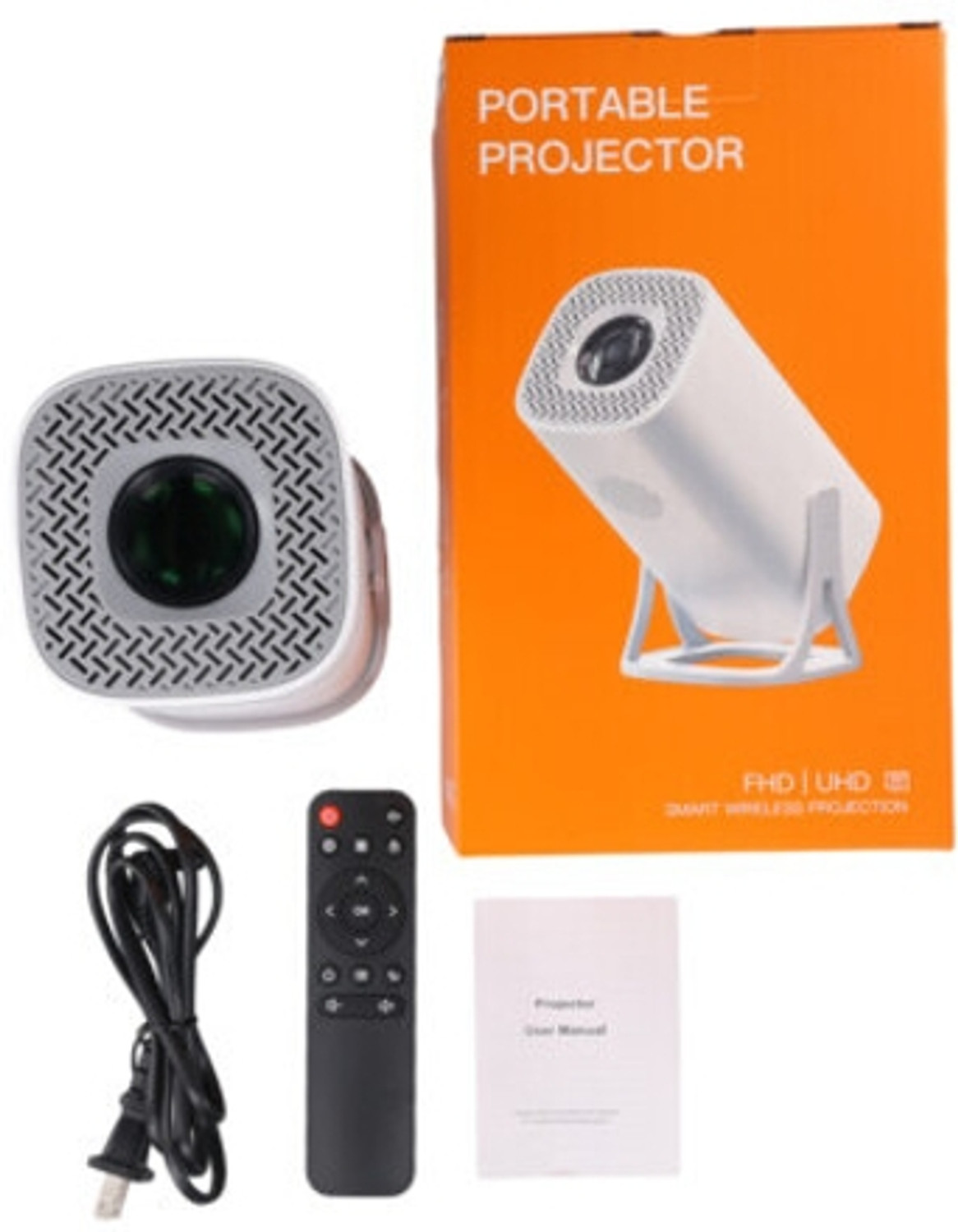 Image of Livato S40 Pro 1GB /8GB,4K Support Android 14 WiFi6 /BT5.0 Auto Keystone Projector (6000 lm / 1 Speaker / Wireless / Remote Controller) Portable Projector