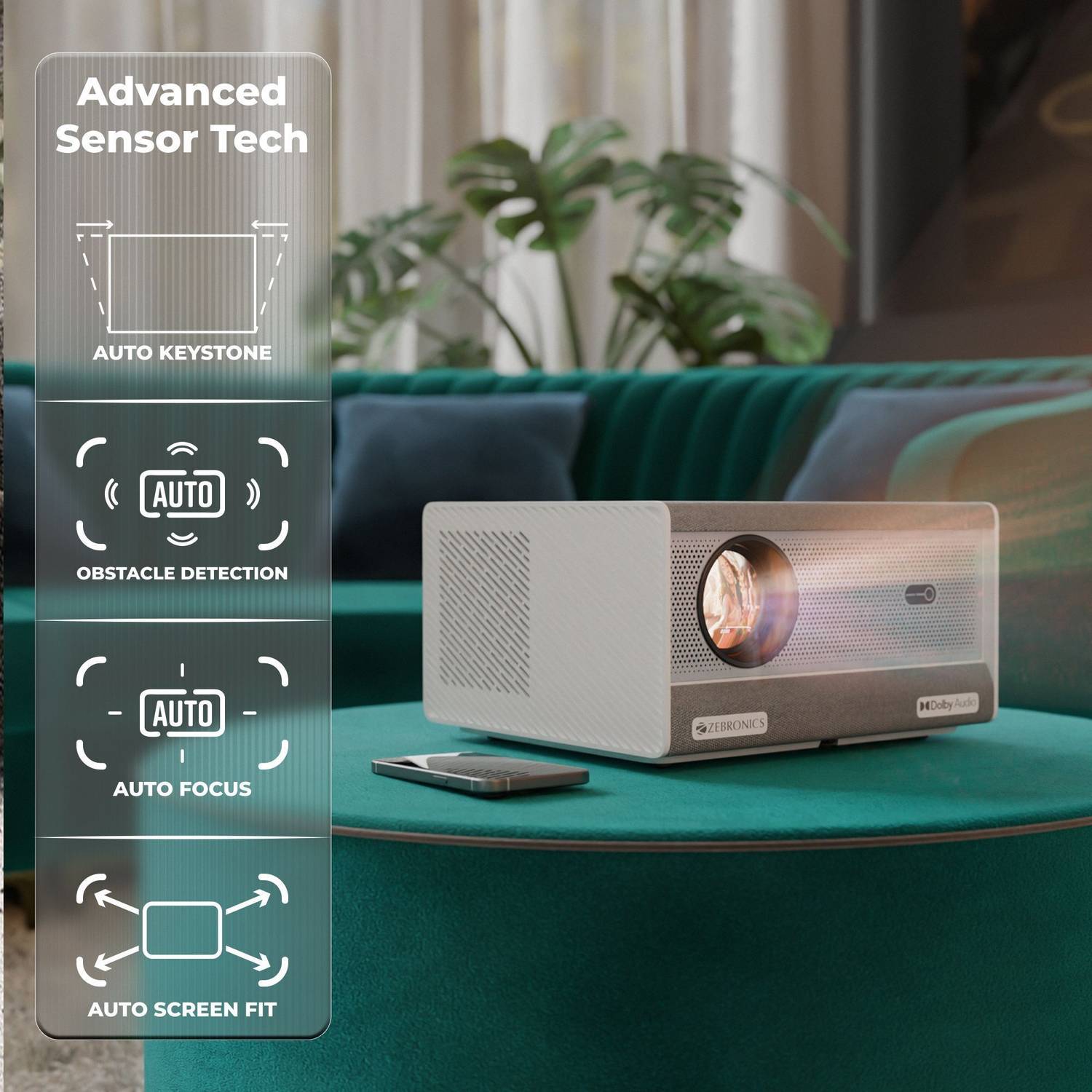 ZEBRONICS Zeb-Pixaplay 68 1080p Portable Projector - Image 5