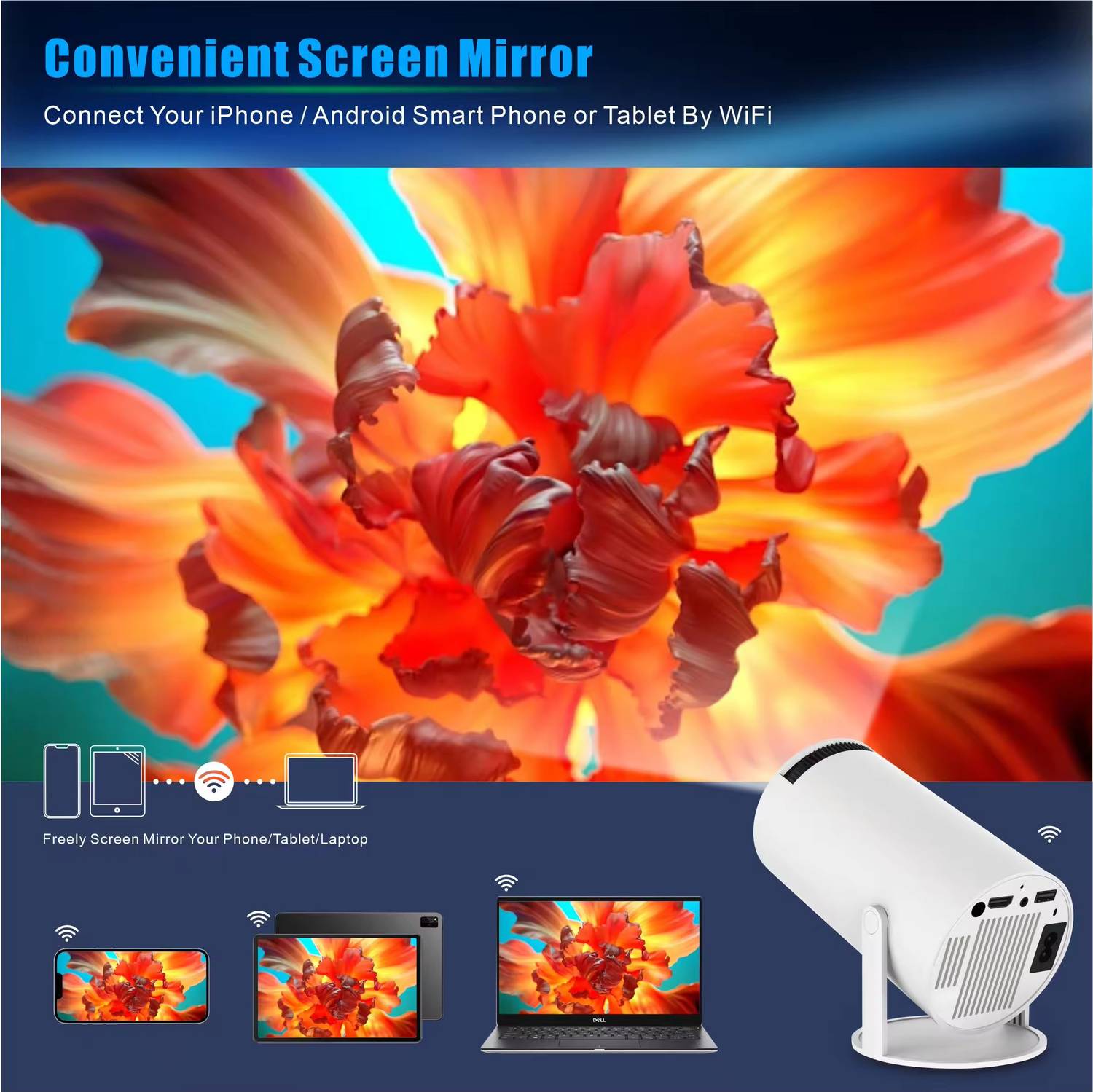 OneXsale 4K Mini Gaming Projector - Image 4