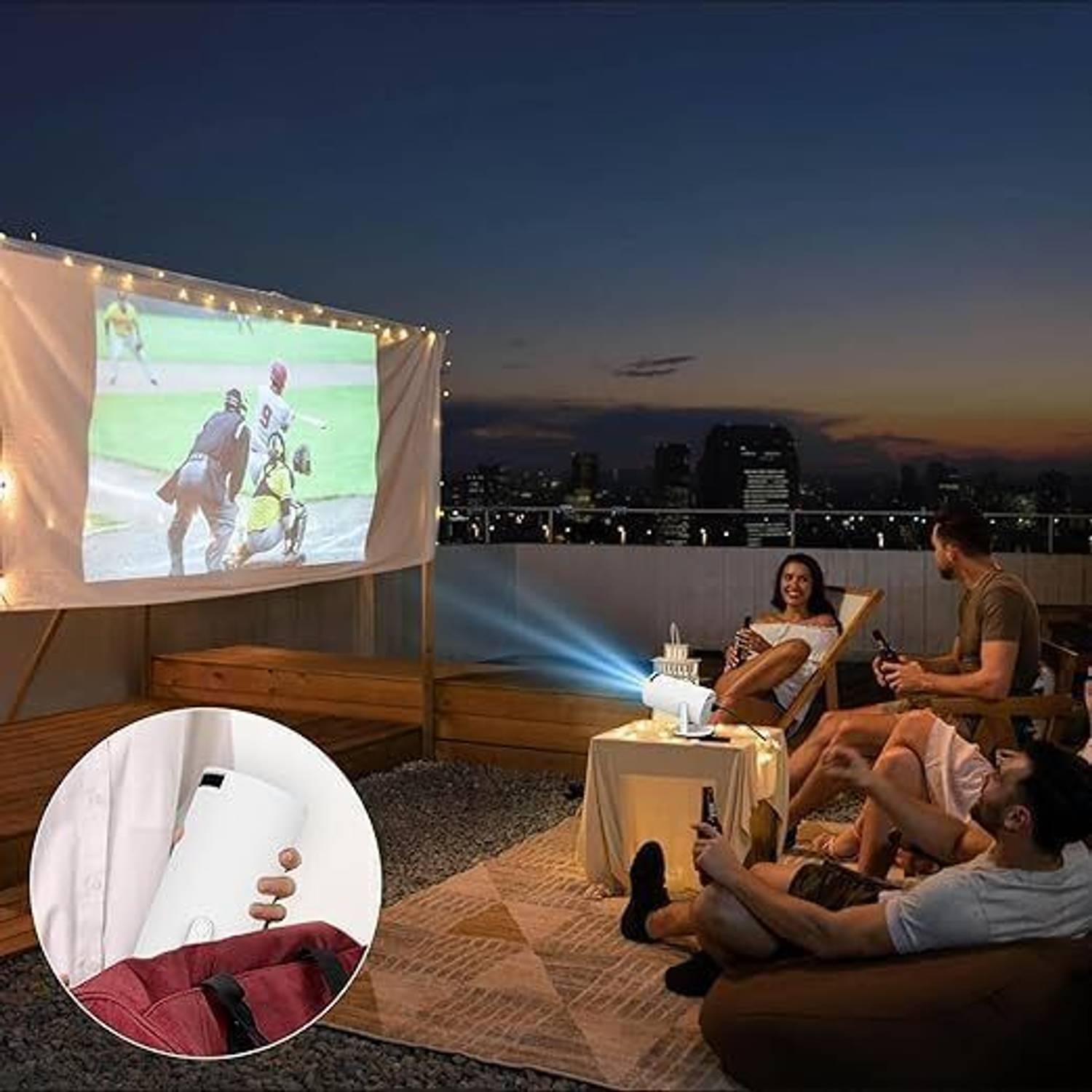 Steepify HY300 Mini LCD Projector - Image 2