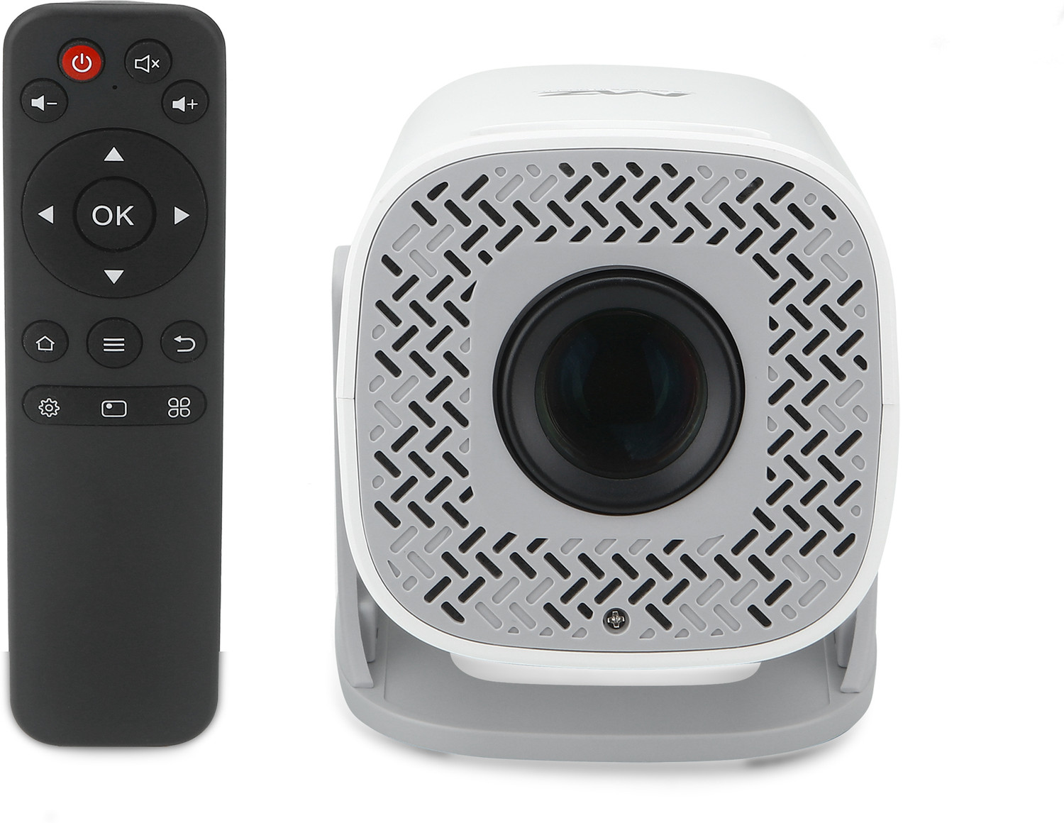 Image of MZ TP1 (MINI PROJECTOR) Bluetooth & Multiple Input 1GB RAM & 8GB ROM 180 Rotatable (150 lm / 1 Speaker / Wireless / Remote Controller) Portable Projector