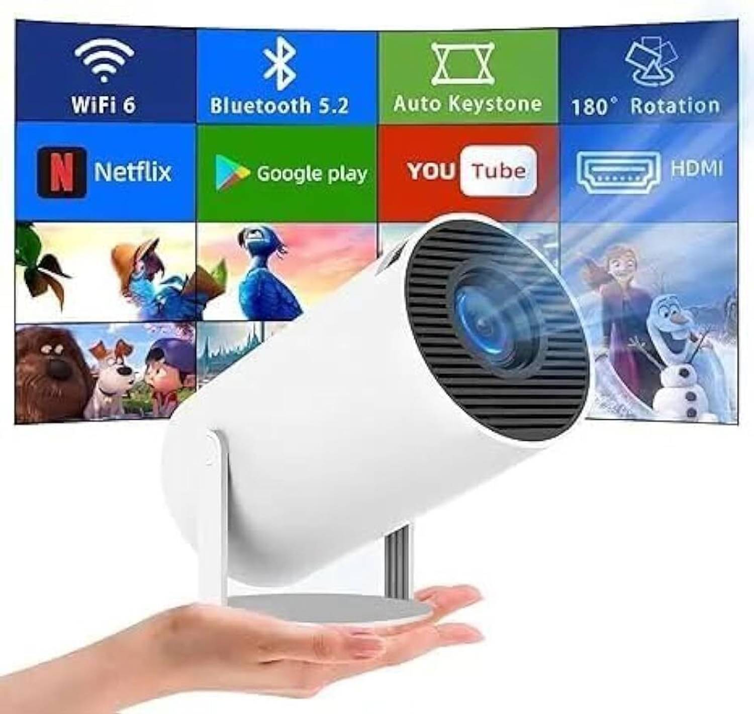 Steepify HY300 Mini LCD Projector - Image 4