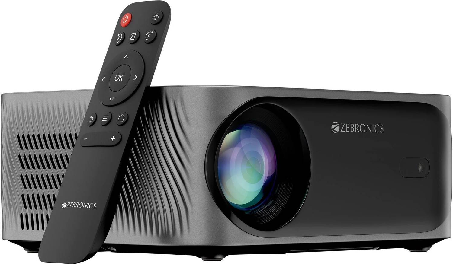 ZEBRONICS Zeb - Pixaplay 25 (6300 lm / 1 Speaker / Wireless / Remote Controller) Portable 1080p, 200-inch Screen Size, Quad Core, Auto Focus, Keystone, Obstacle Detection, Screenfit, Bluetooth, WiFi, HDMI-ARC, APP Support, Miracast Smart Projector Price in India - Buy ZEBRONICS Zeb - Pixaplay 25 (6300 lm / 1 Speaker / Wireless / Remote Controller) Portable 1080p, 200-inch Screen Size, Quad Core, Auto Focus, Keystone, Obstacle Detection, Screenfit, Bluetooth, WiFi, HDMI-ARC, APP Support, Miracast Smart Projector online at Flipkart.com
