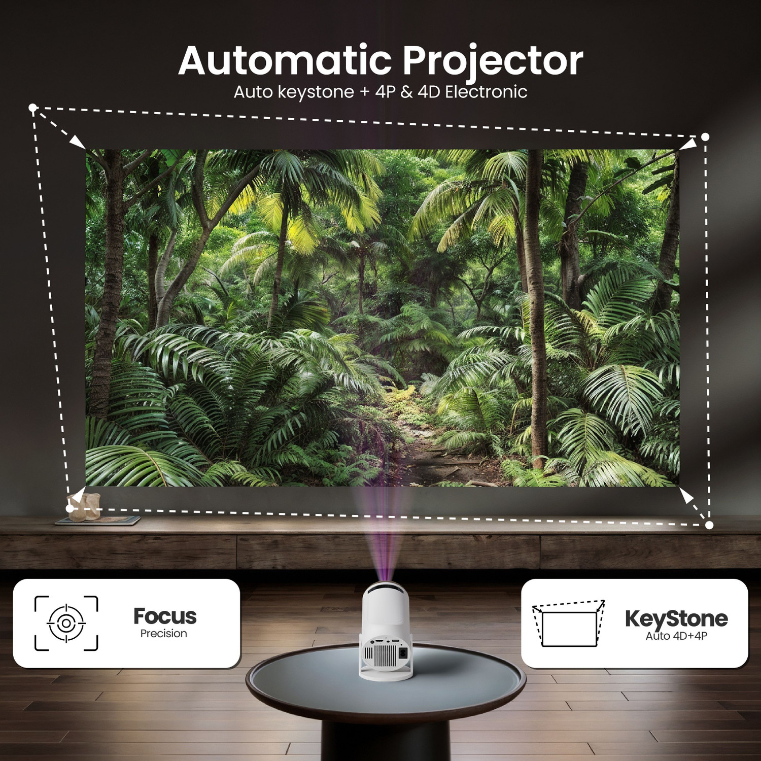 Image of Egate EGP9 (4000 lm / 1 Speaker / Wireless / Remote Controller) Portable Projector