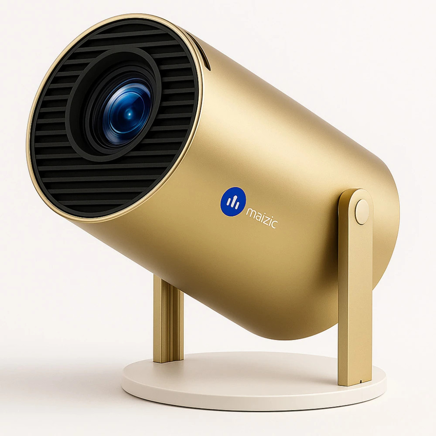 Image of Maizic Smarthome Gold 2X Smart Projector, 13.0 Android Projector, 1080p & 4k Support (200 lm / Wireless / Remote Controller) Portable Projector
