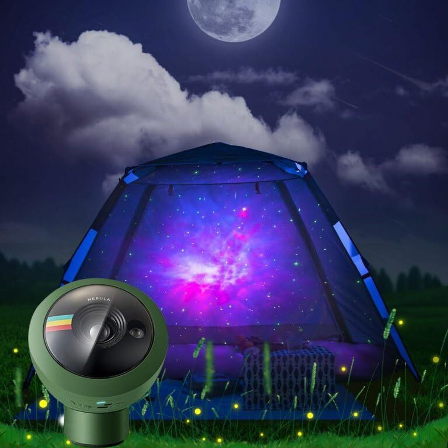 Image of Furret Colorful Nebula Projector Light Star Projection Lamp Led Night Light (100 lm) Projector