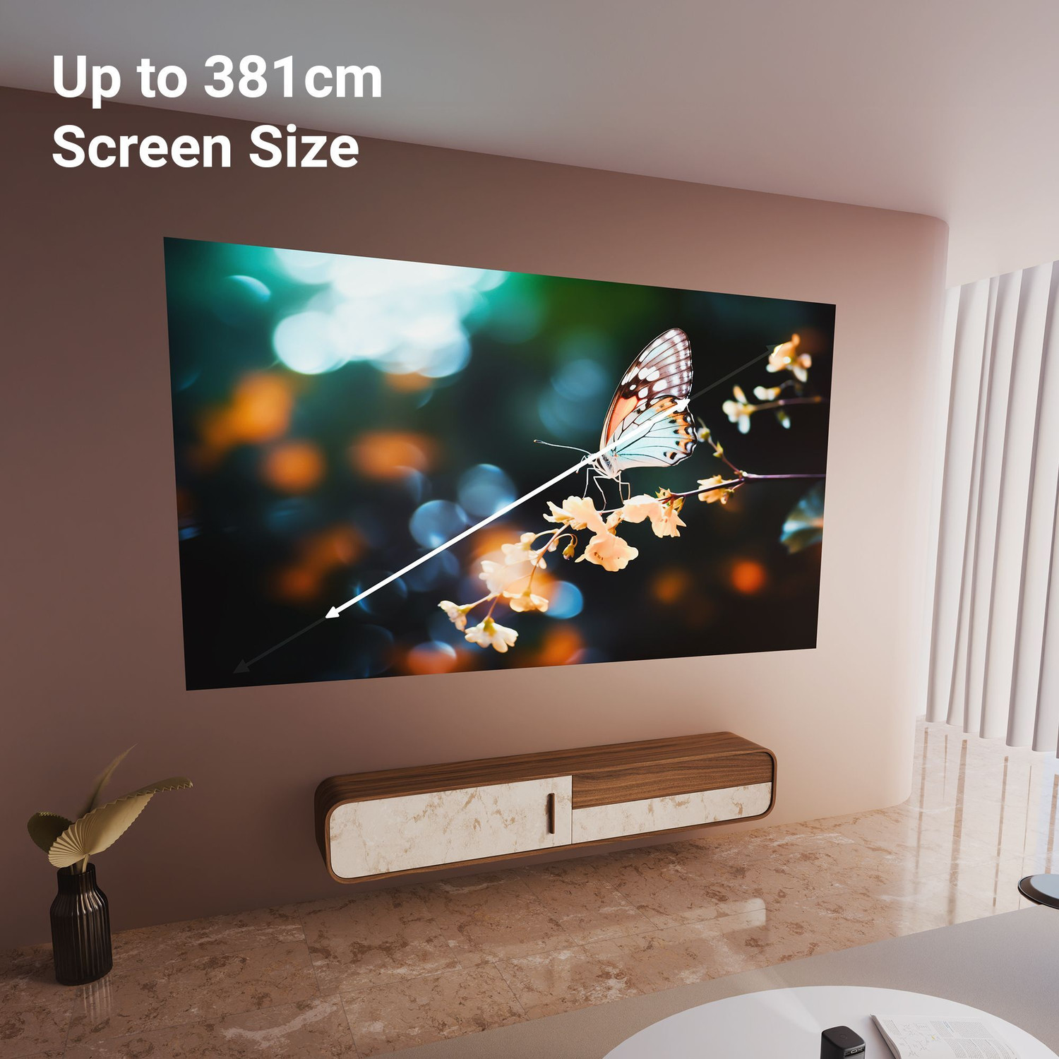 Image of ZEBRONICS ZEB-JLP 4 (Zeb-Pixa Play 74B (Grey)) (3600 lm / Wireless / Remote Controller) Portable Projector