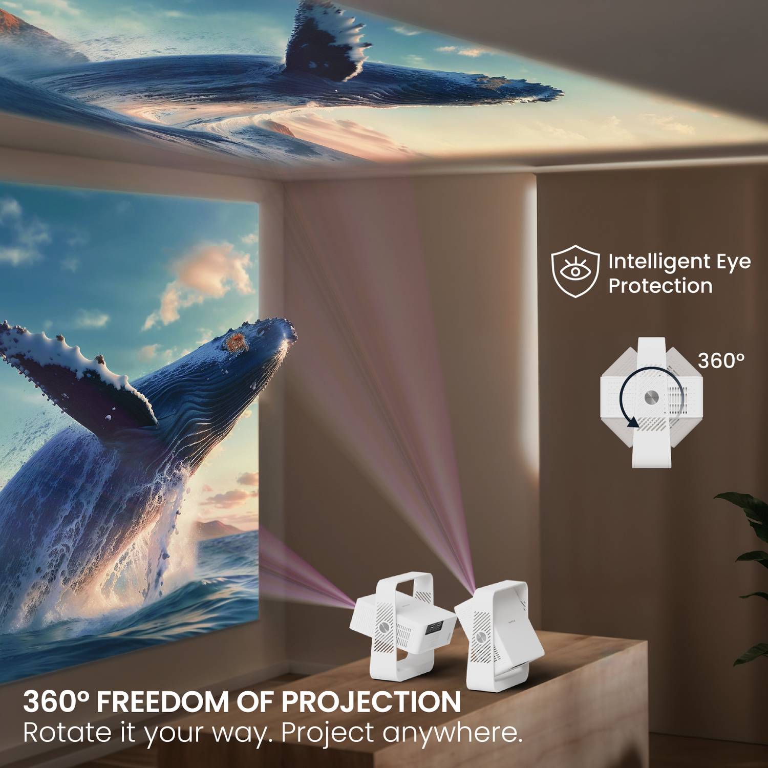 Egate Atom 4X Air Portable Projector 4K, 1080p - Image 5