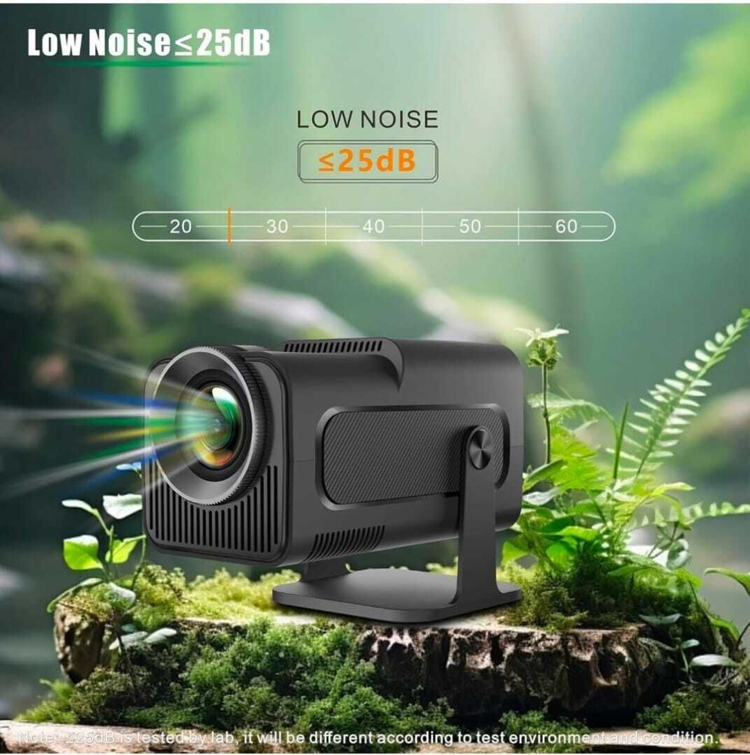 Image of NEXLIVA HY320 Mini Android Projector, 4K Video 1080P with Wi-Fi and Bluetooth 5.0 (7000 lm / Remote Controller) Portable Projector