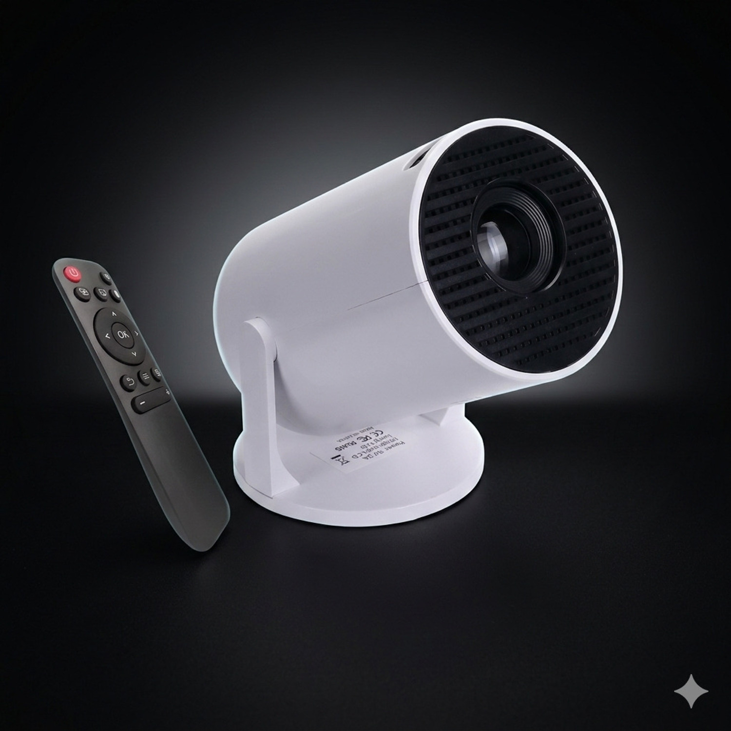 Image of Qolic Compact Mini Projector | 4K Compatible | Full HD 1080P Display Projector (4700 lm / 2 Speaker / Wireless / Remote Controller) Portable Projector