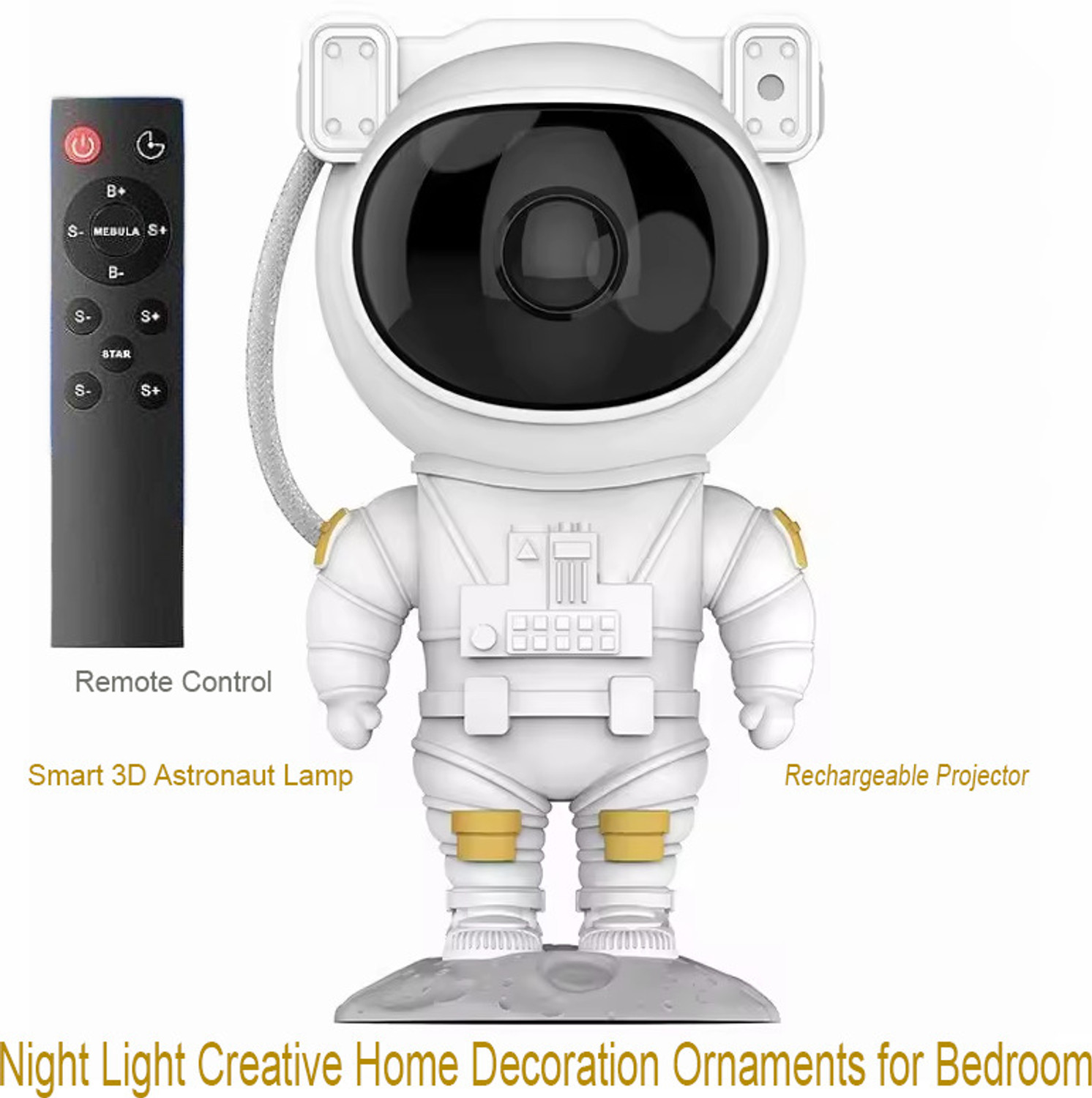 Image of FLYSTO Night Light Creative Home Decoration Ornaments for Bedroom (0 lm / Wireless) Portable Projector