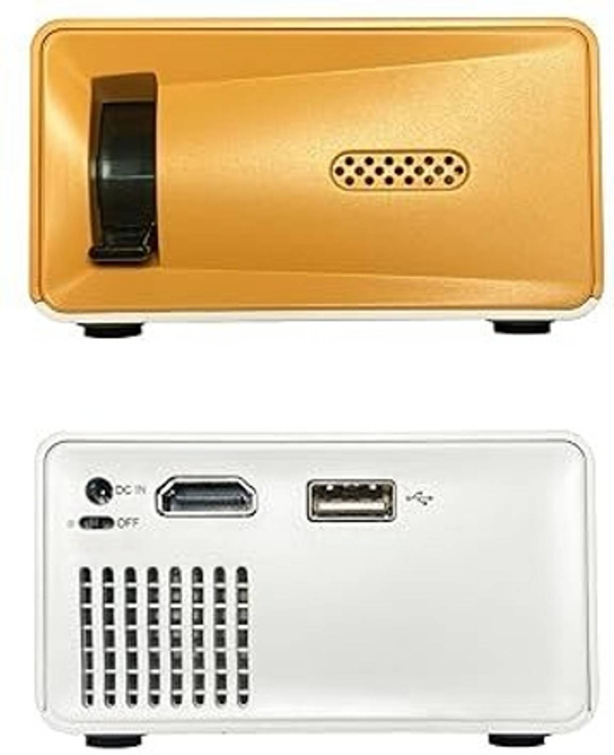 QUKTOWN HD 1080P LED Mini Projector 400 Lumens - Image 2