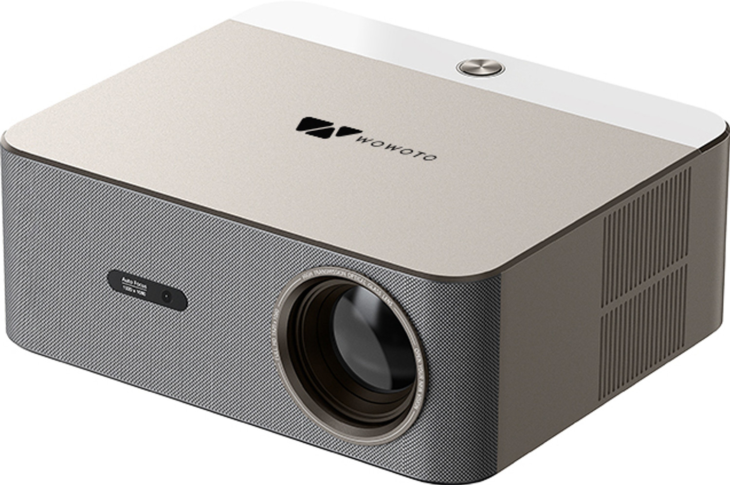 Image of WOWOTO Storm Android 1080P, 300'' Display, WiFi & BT 5.0, 100-50% Zoom, 1+8 GB (15000 lm / 1 Speaker / Wireless / Remote Controller) Portable Projector (Grey)