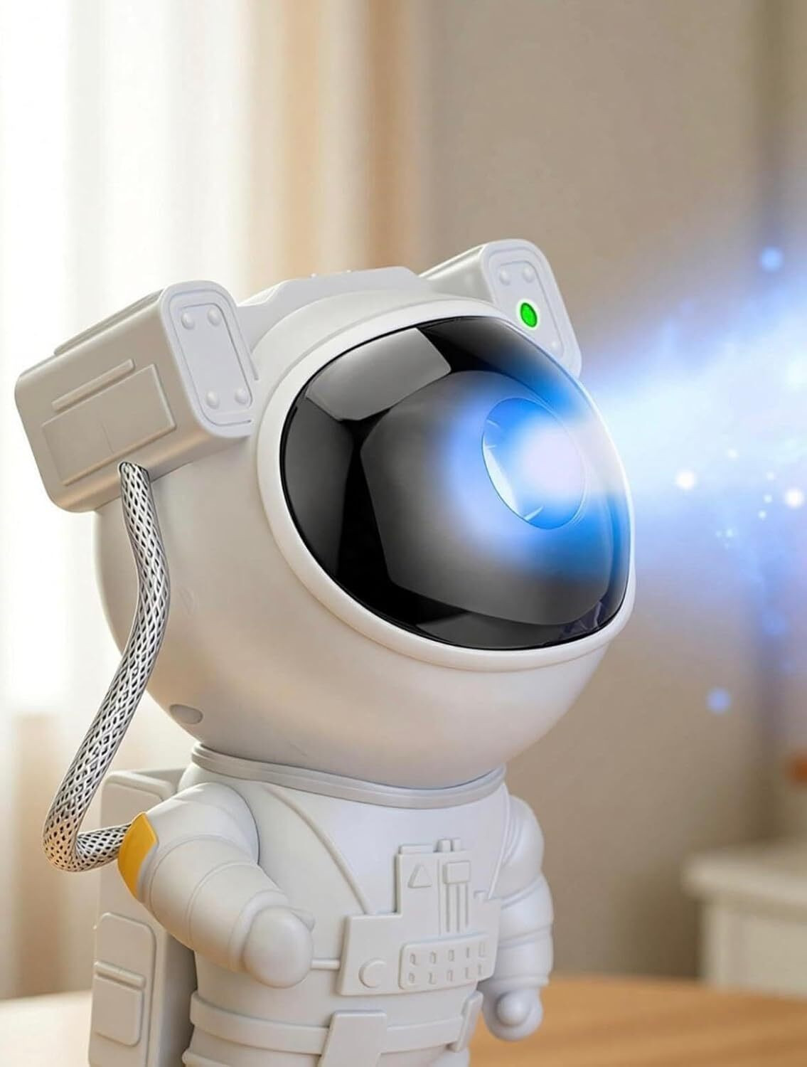 Image of Lisse Astronaut Galaxy Projector Night Light with Remote Control, 360 Rotating Star (50 lm / 1 Speaker / Wireless / Remote Controller) Portable Projector