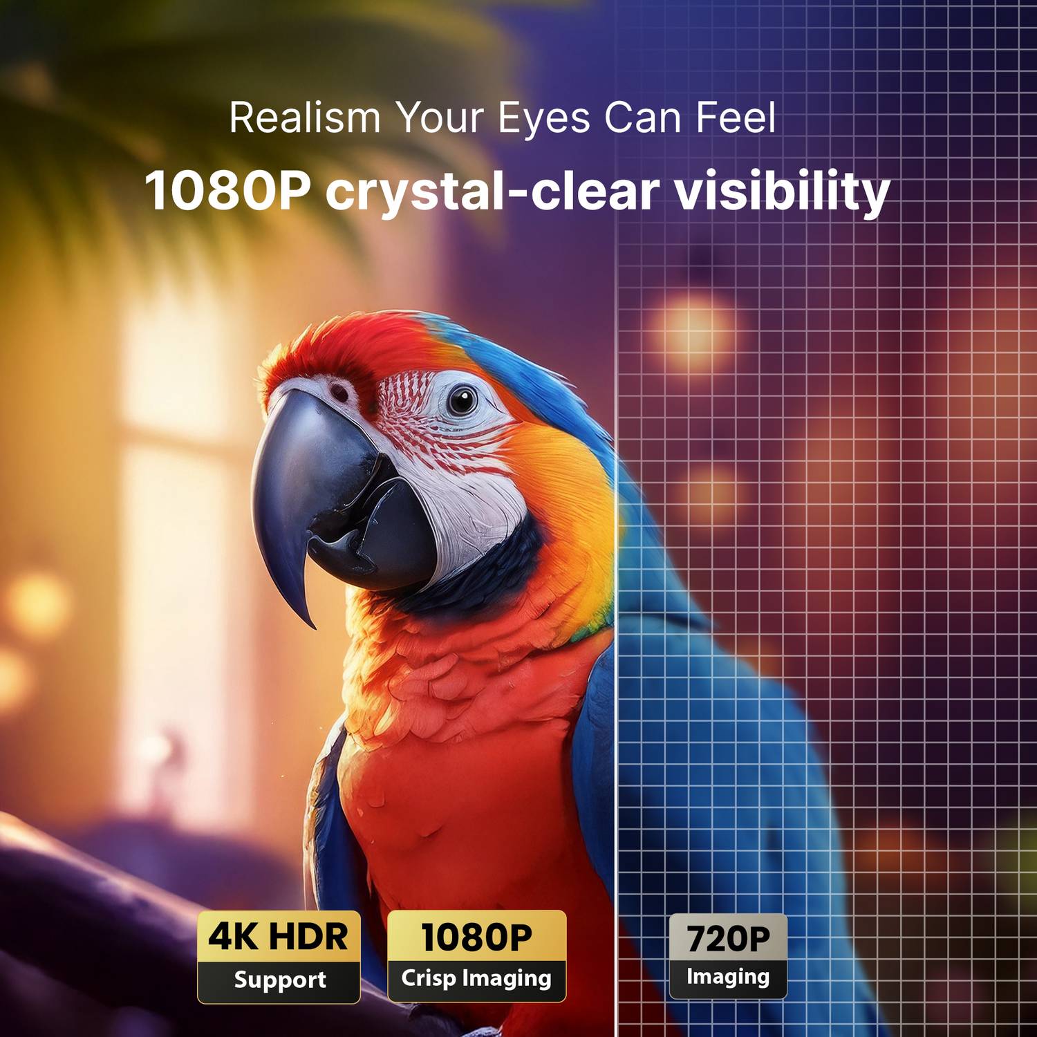 CrossBeats Lumex Pro 4k Ultra HD Projector - Image 4