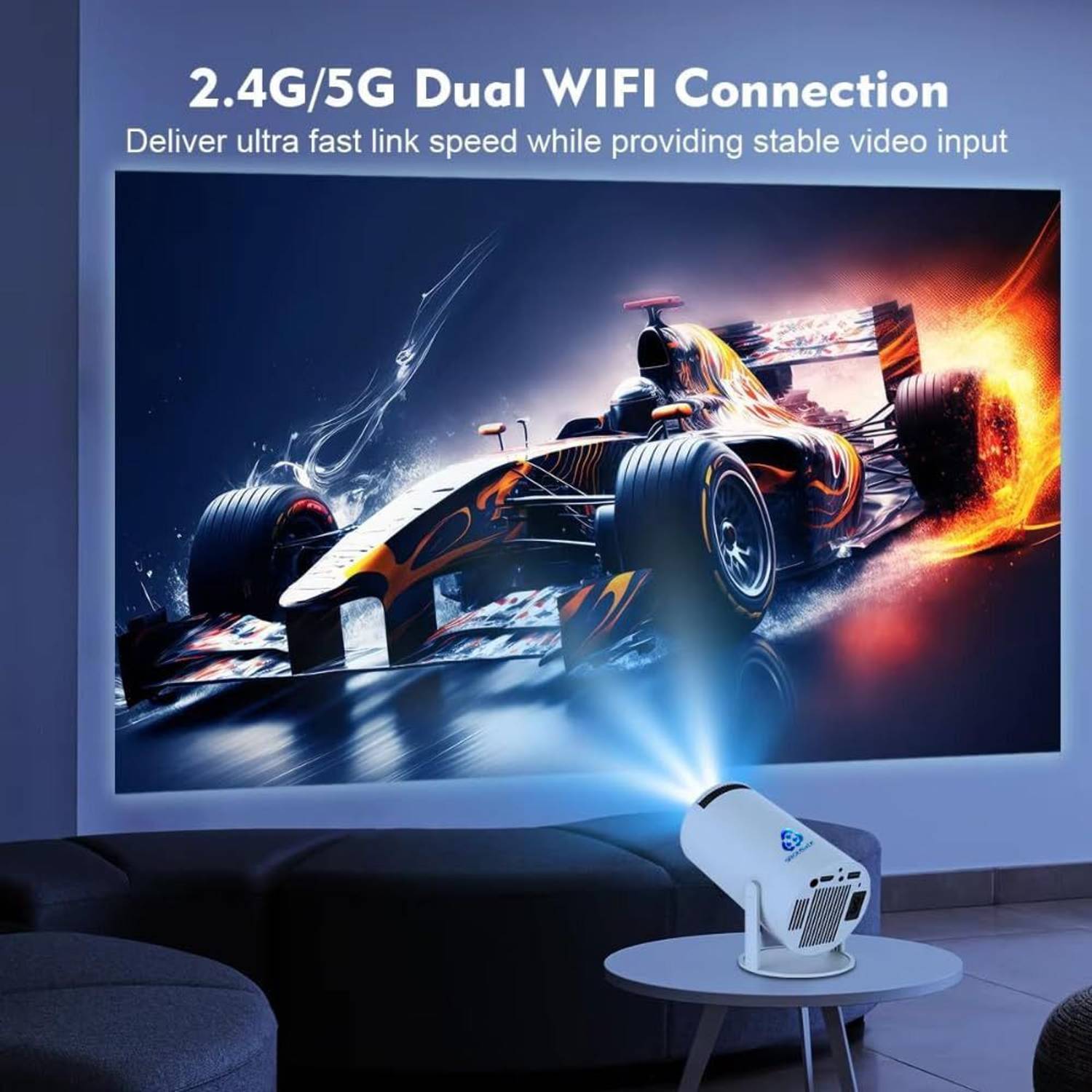 Grousale CineGo Ultra 4K LED Smart Projector - Image 3