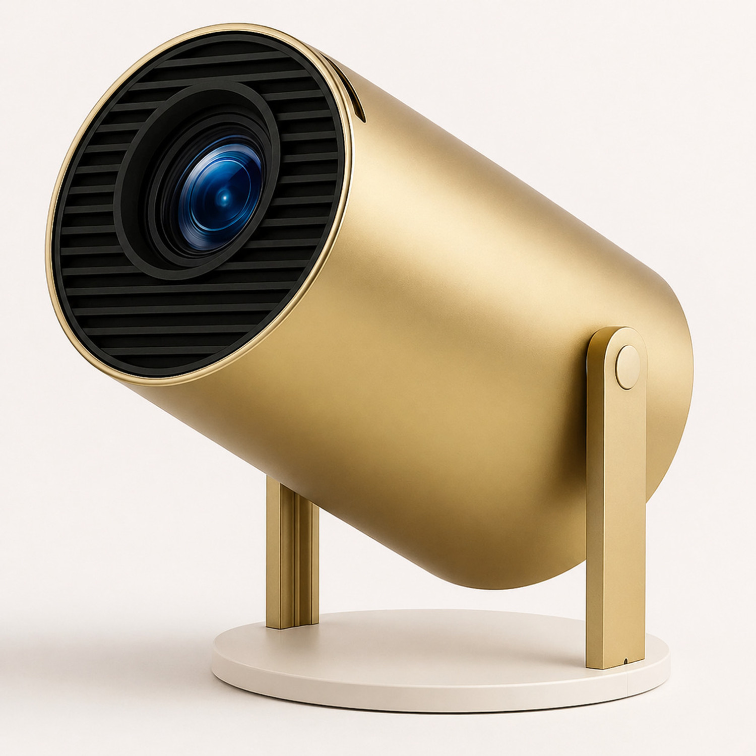 Image of Divine creation HY300 Smart Mini Portable Projector WiFi & Bluetooth|180 Rotating Full HD D228 (4800 lm / 1 Speaker / Wireless / Remote Controller) Portable Projector