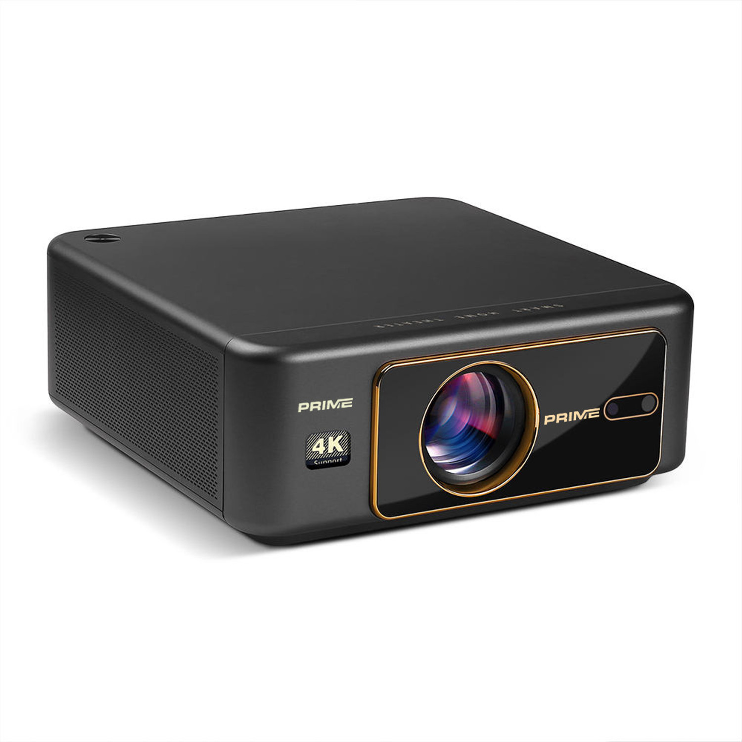Image of Prime Projector Gold Luxe Vision 2 Pro AI 4K Ultra HD QLED Projector | 20000 Lumens Brightness (20000 lm / 2 Speaker / Wireless / Remote Controller) Portable Projector