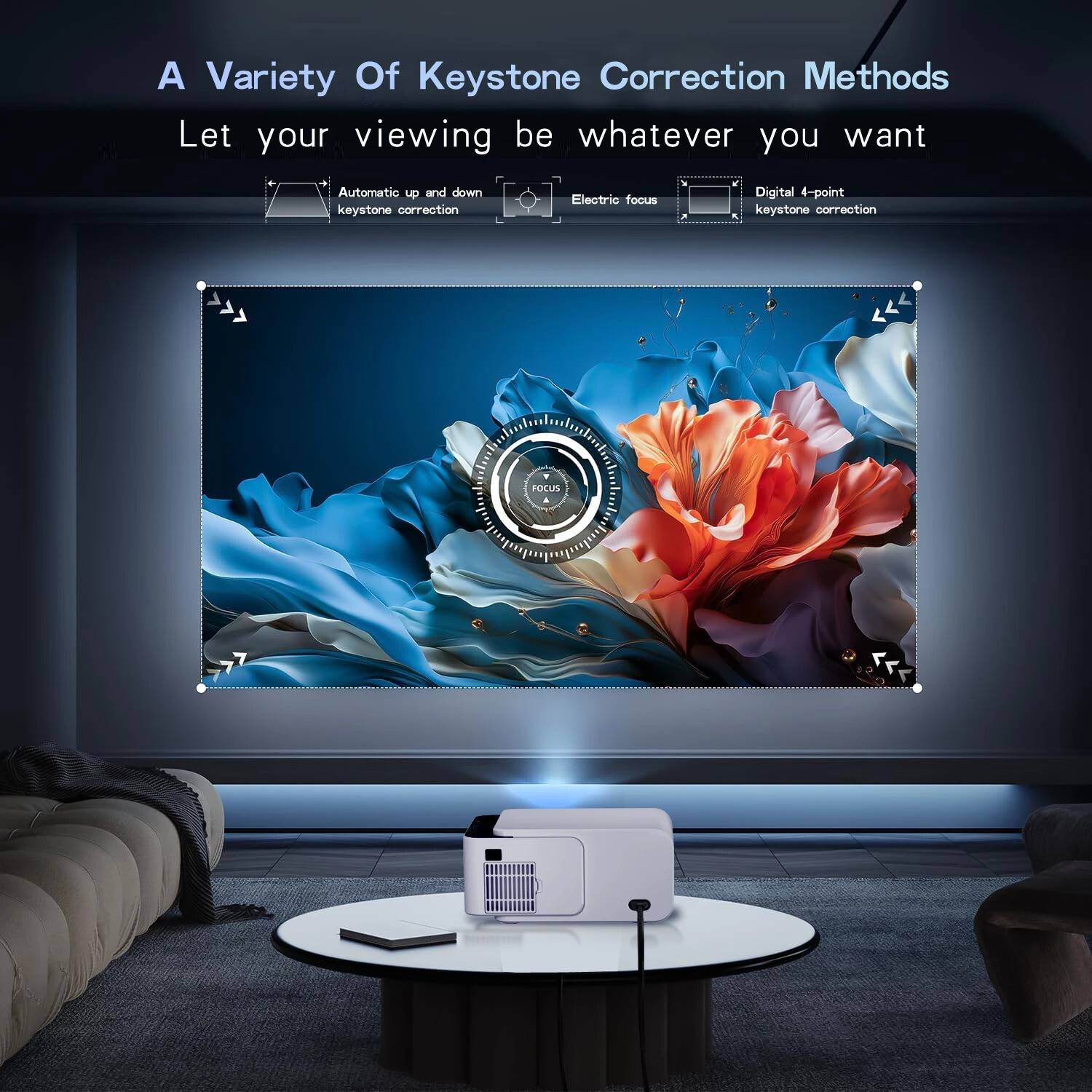 Livato T5 Android 13 Portable Projector - Image 5