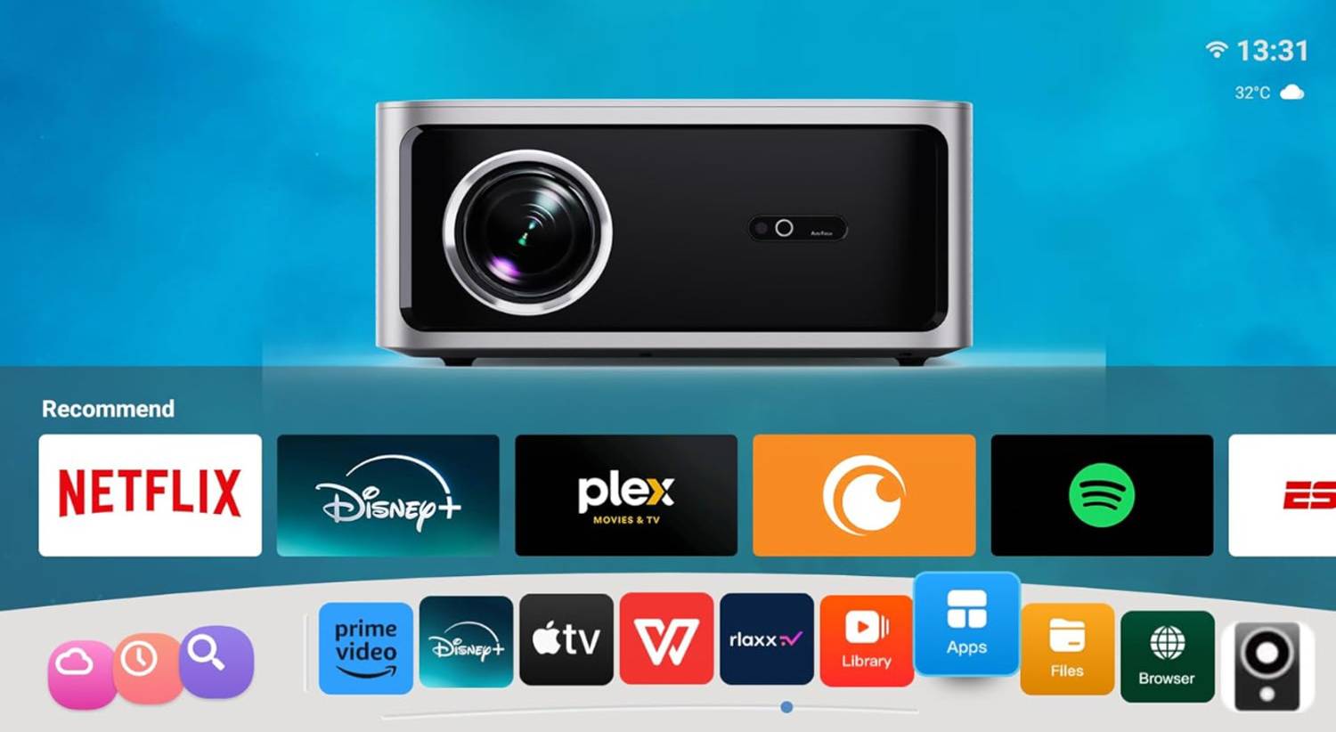 AUN Power Pro Max 24000 Lumen Projector - Image 2