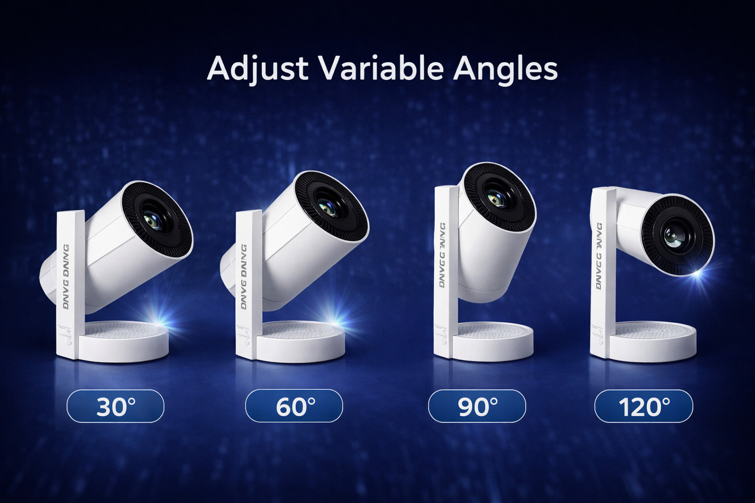 Image of WATTON Smart Beam Pro X1 (2800 lm / 2 Speaker / Wireless / Remote Controller) Portable Projector
