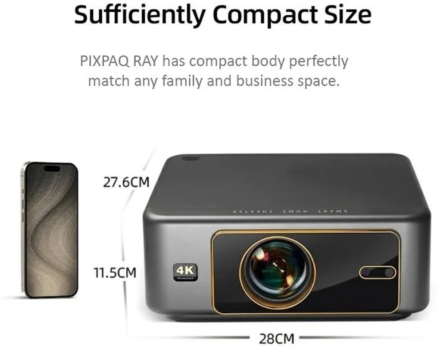 Image of pixpaq RAY (20000 lm) Portable Projector