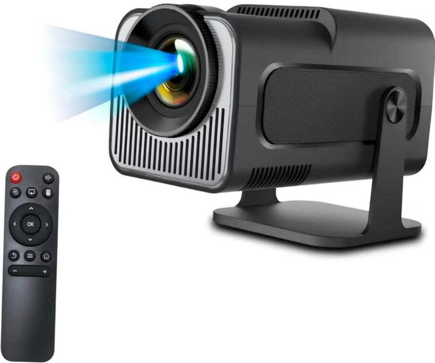 Image of NEXLIVA HY320 Mini Android Projector, 4K Video 1080P with Wi-Fi and Bluetooth 5.0 (7000 lm / Remote Controller) Portable Projector