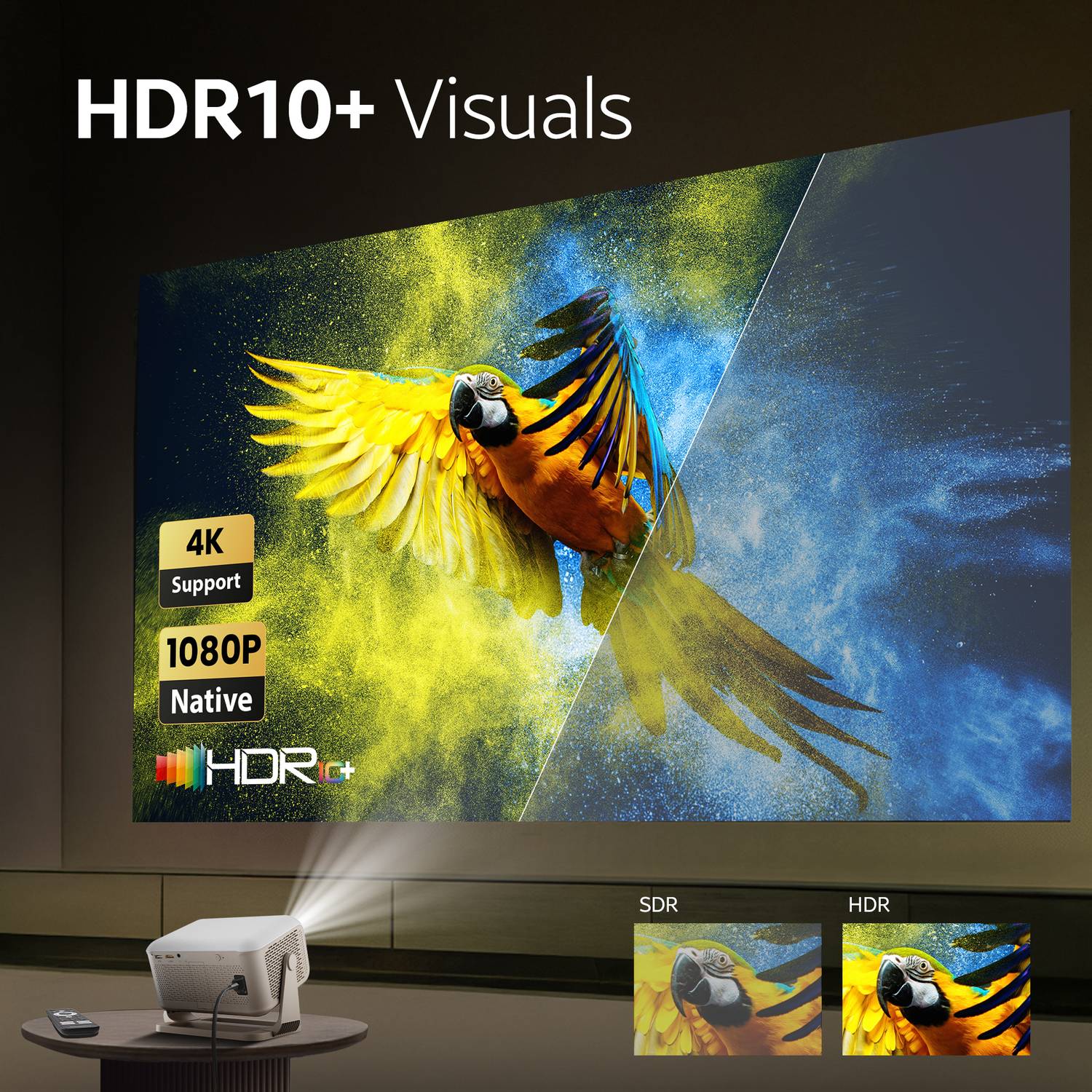 CrossBeats Lumex Cine 4K Ultra HD Projector - Image 5
