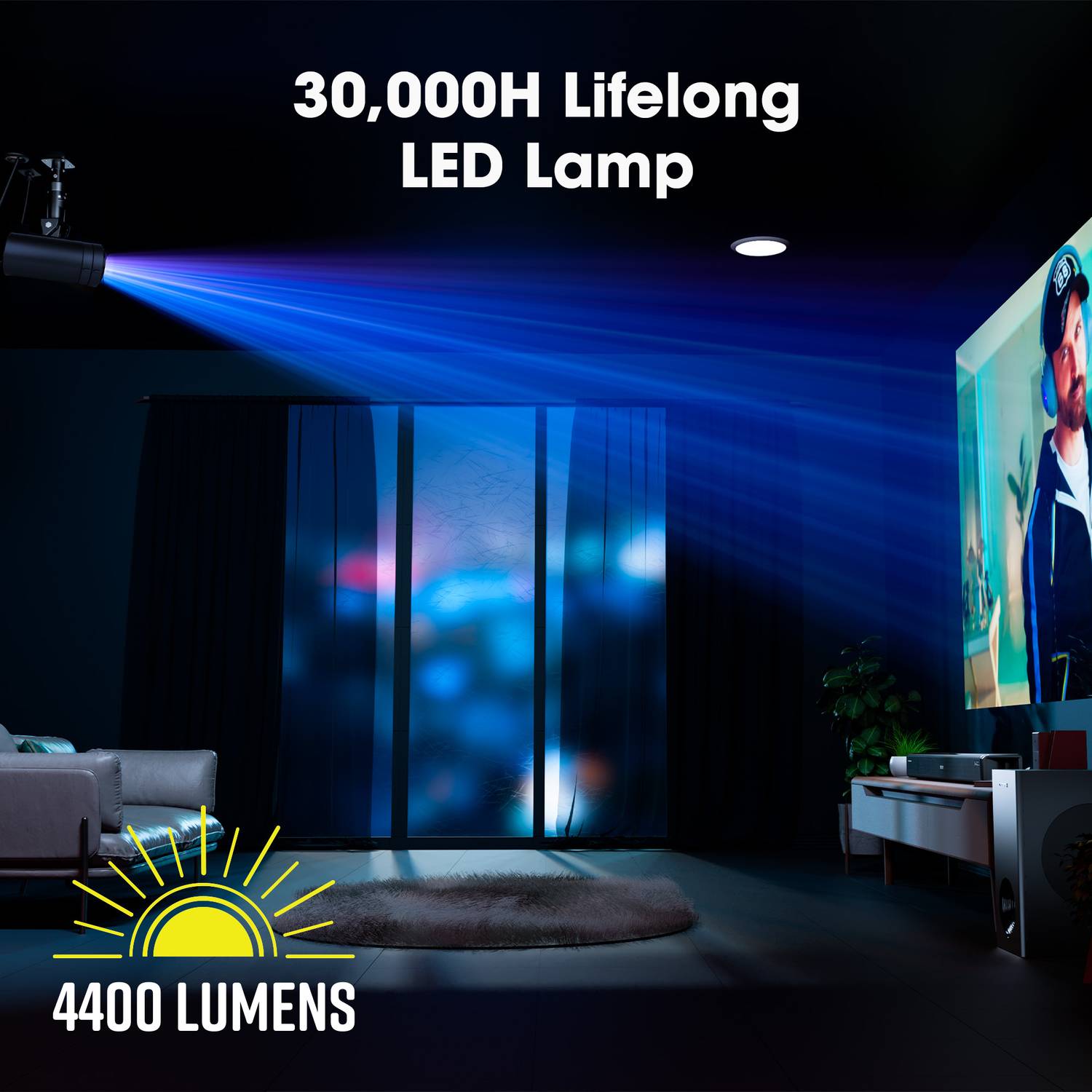 ZEBRONICS Zeb Pixaplay 12 Portable LED Projector - Image 4