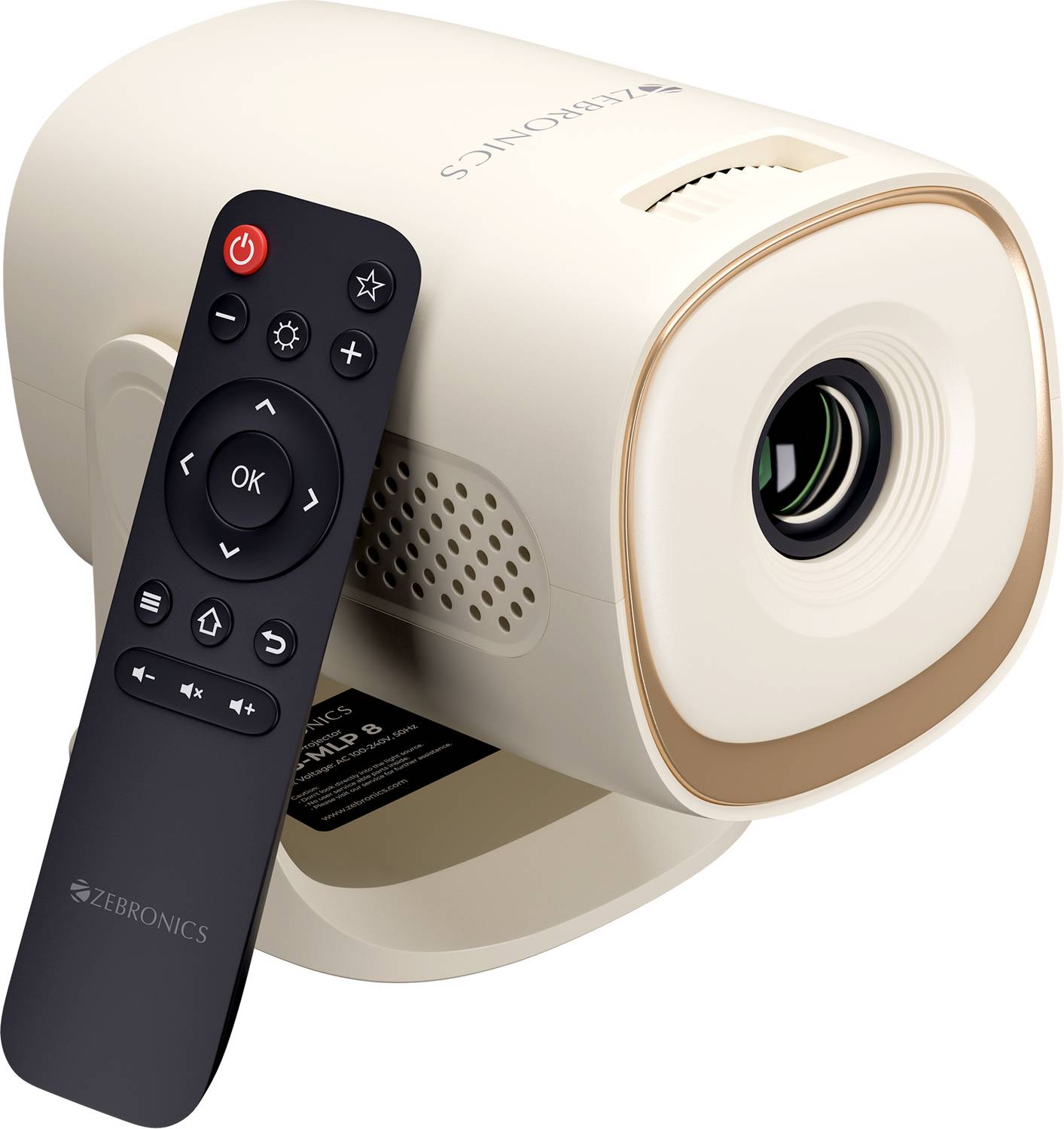 ZEBRONICS PixaPlay 72 Plus 4000 Lumens Projector