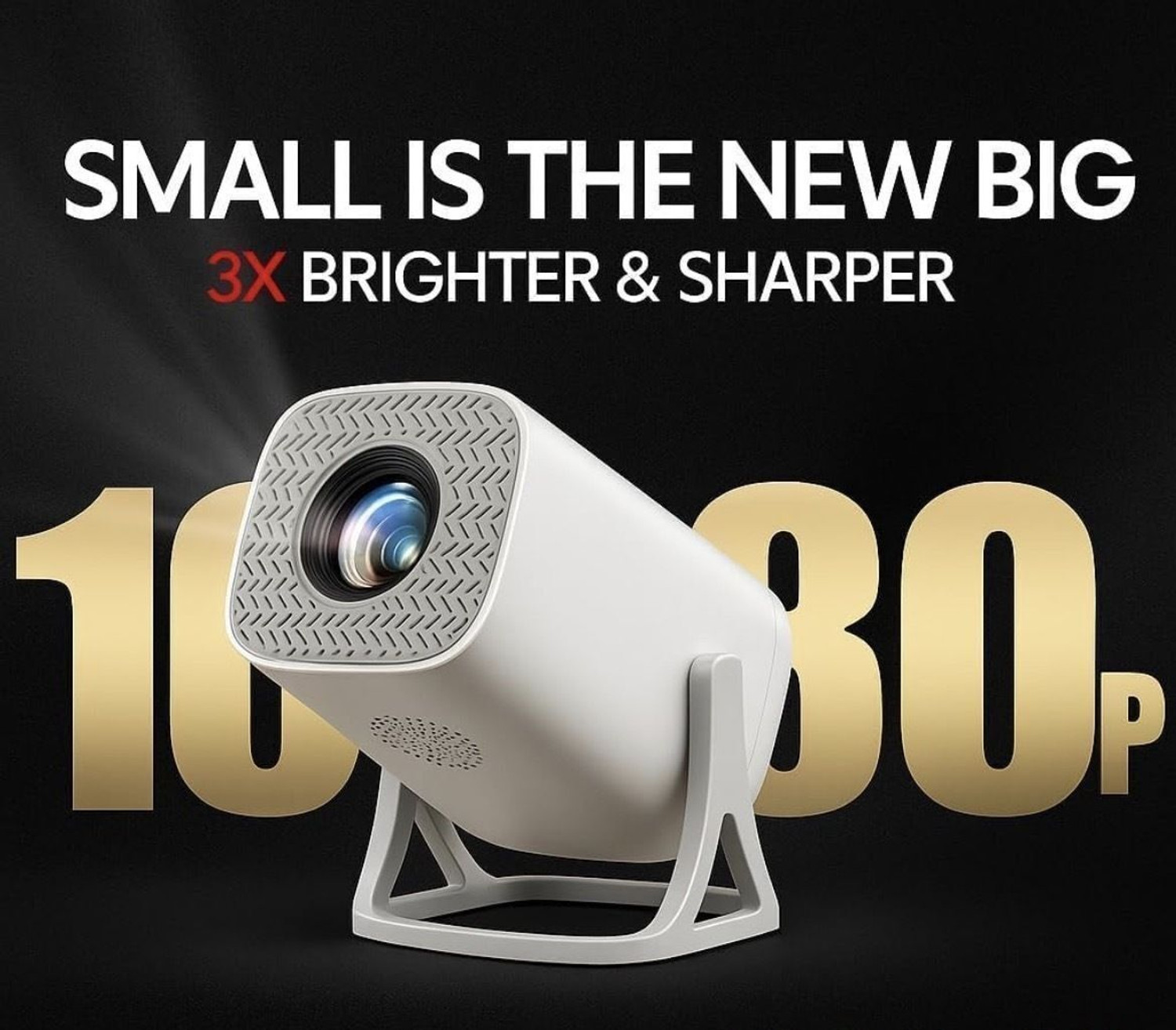 Image of YGNova Mini LED Projector (3000 lm / 1 Speaker / Remote Controller) Portable Projector