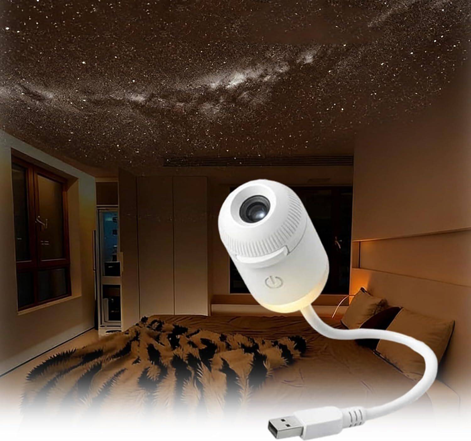Opnex Galaxy Star Projector Night Lamp - Image 1