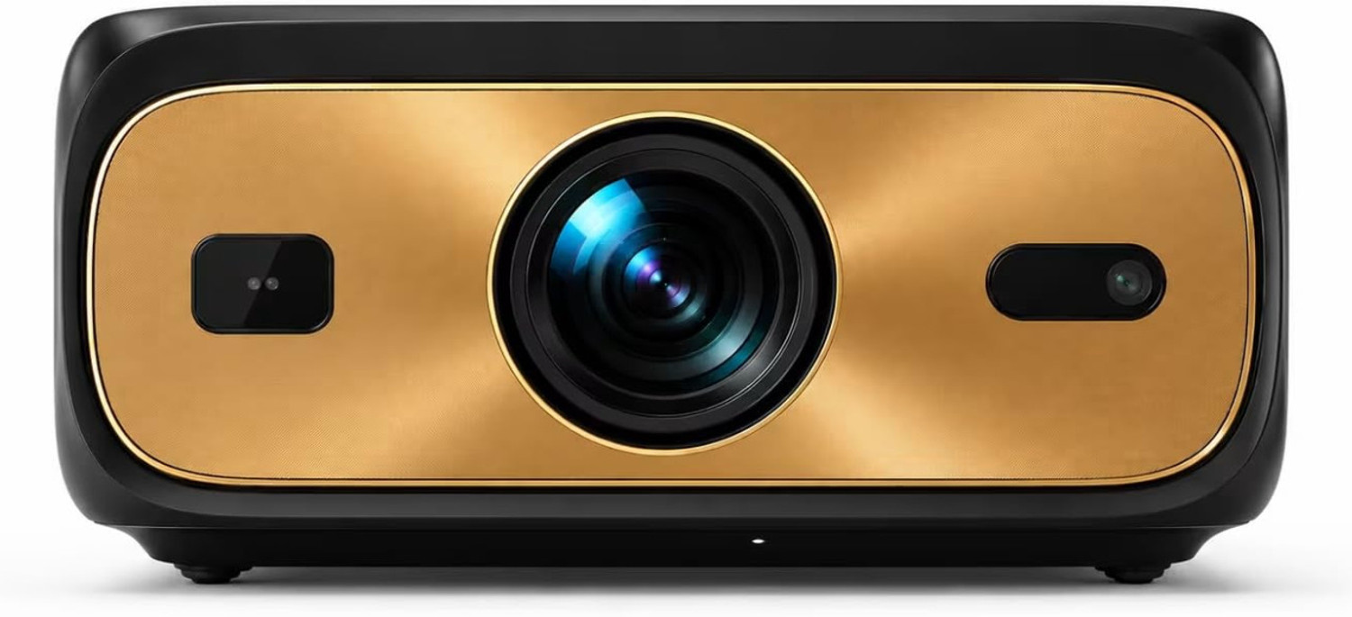 Image of pixpaq Gold RAY Mastered 2026|3450 ANSI Lumens|Vision X Optical Engine|Auto Focus (3450 lm / Wireless / Remote Controller) Portable Projector
