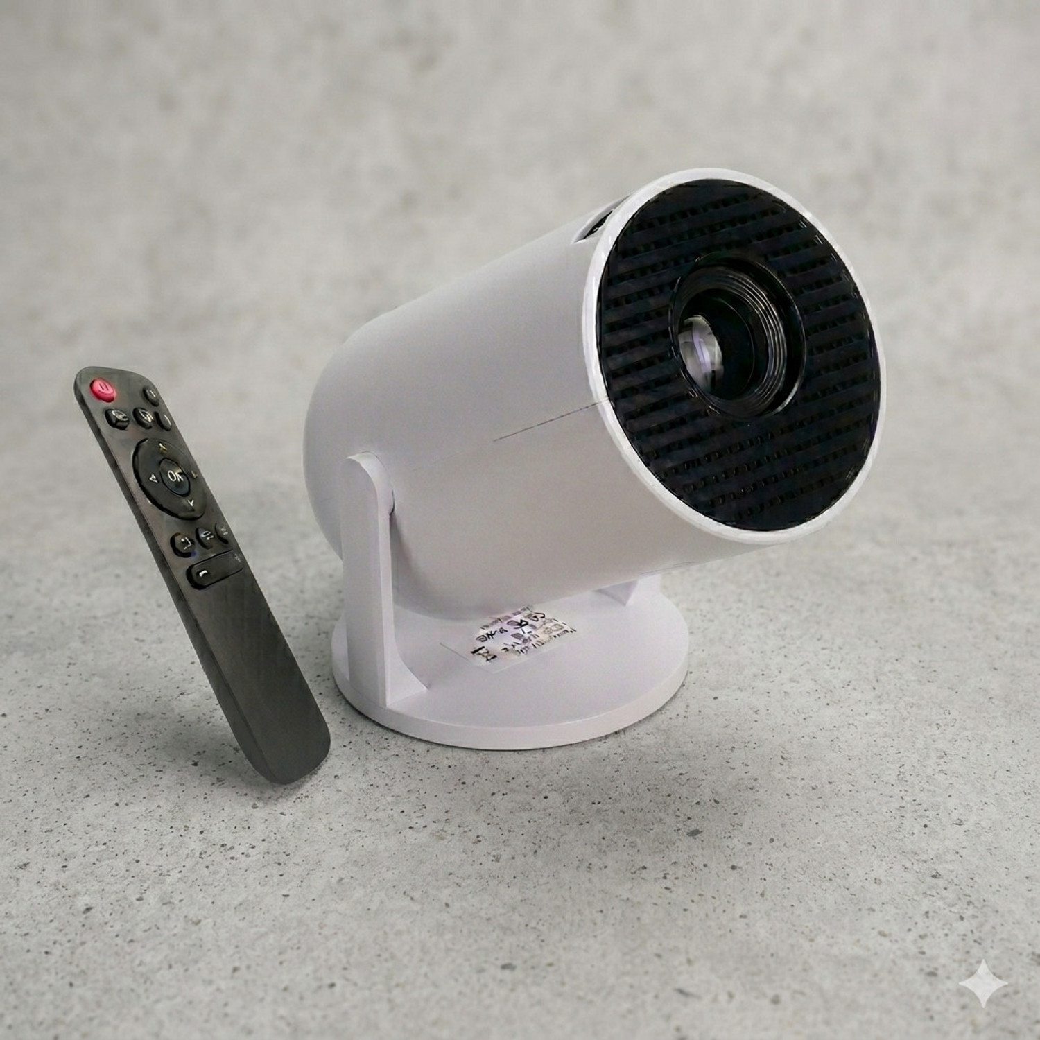 Image of Qolic Portable Mini Projector | Supports 4K | Rotates 180 | Projects Up to 130 Inch (4700 lm / 2 Speaker / Wireless / Remote Controller) Portable Projector