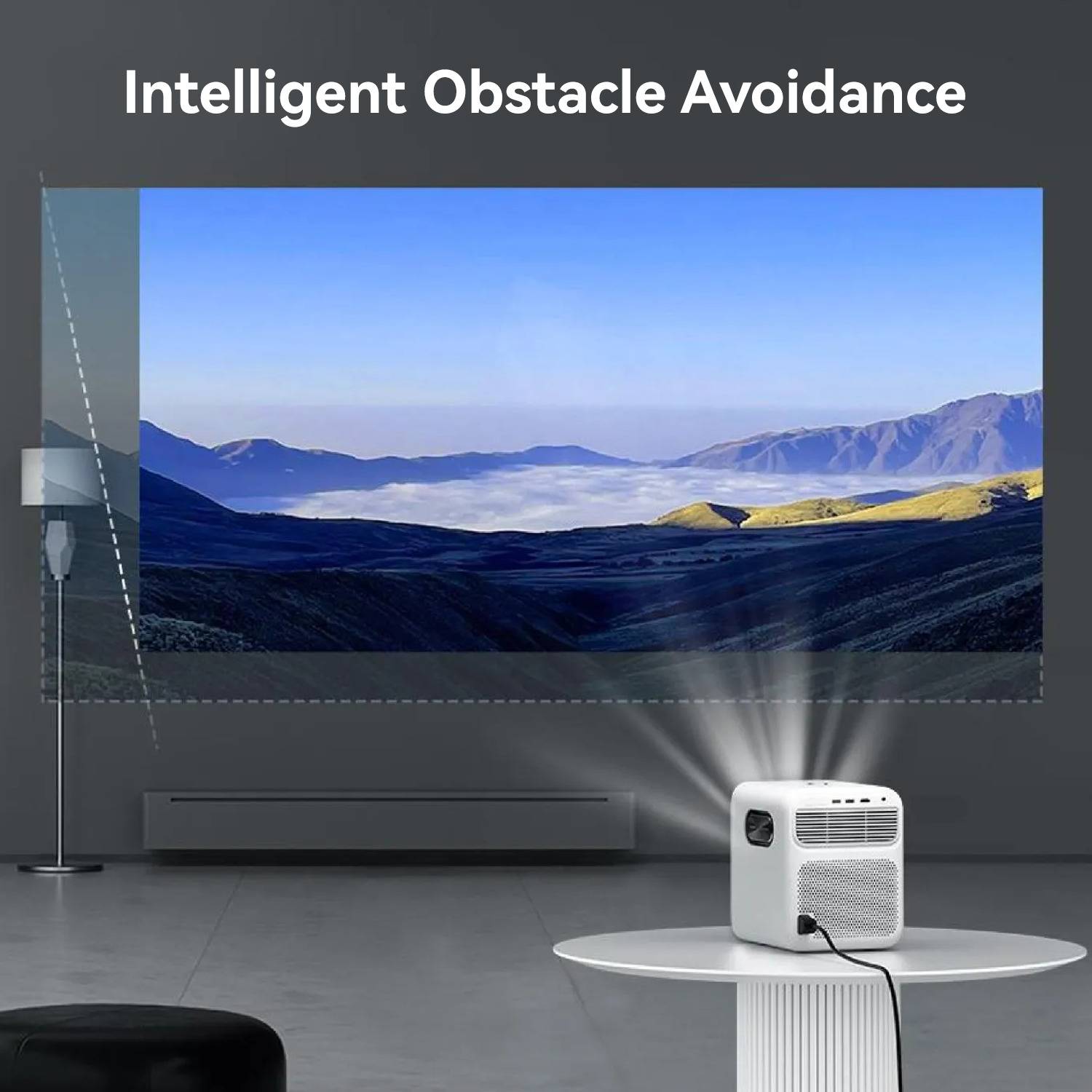 WANBO Mozart 1 FHD (11000 lm / 2 Speaker / Wireless) Native 1080P