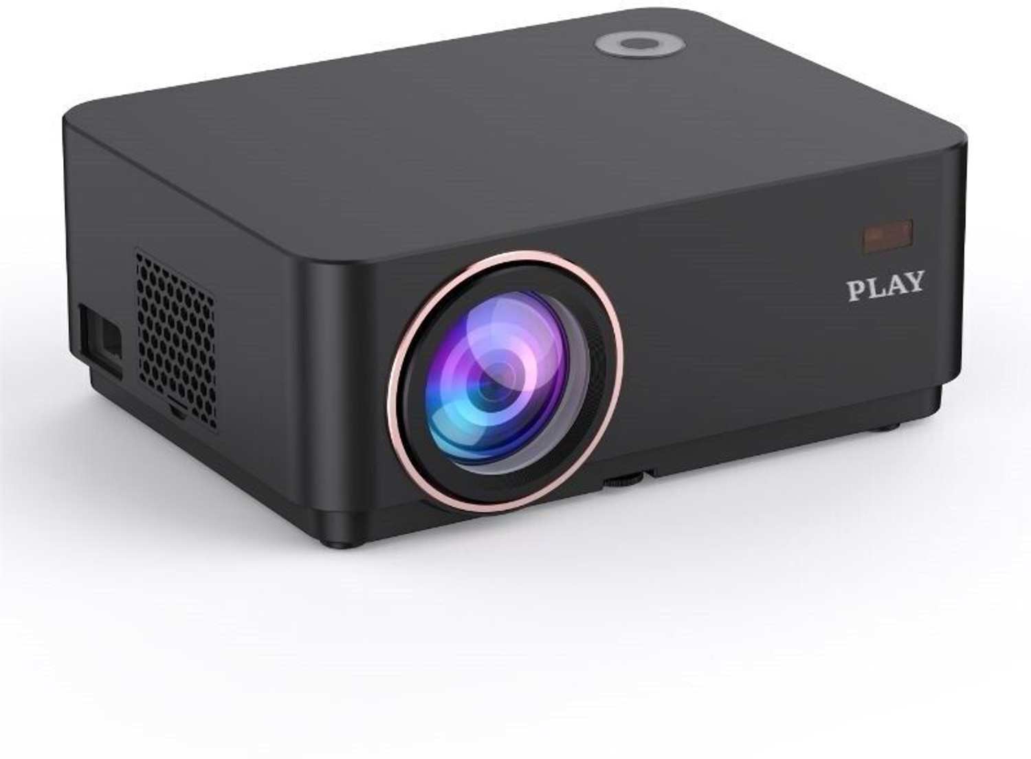 Image of PLAY 4k 8k Native Full HD 2+16GB 4D keystone E-Focus Android BT WiFi Mirroring (18000 lm / 2 Speaker / Wireless / Remote Controller) Portable Projector