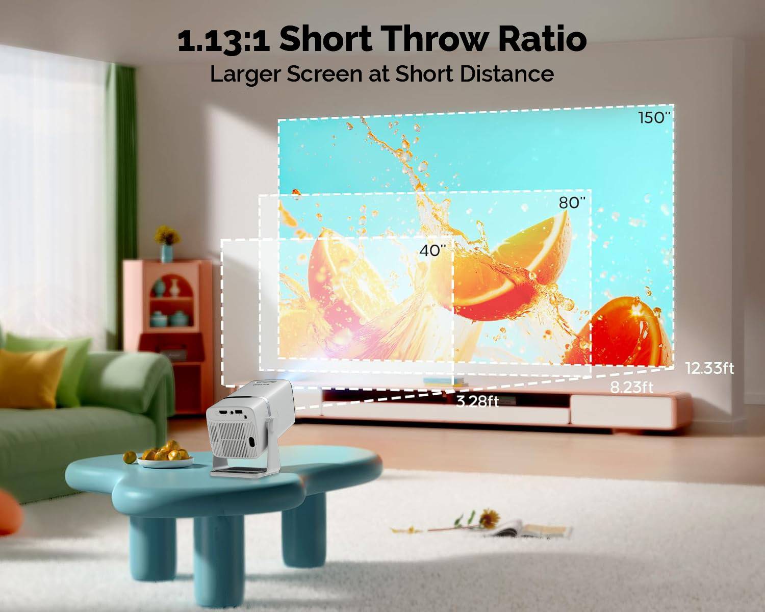 WZATCO Yuva Go Android 13.0 Projector - Image 5