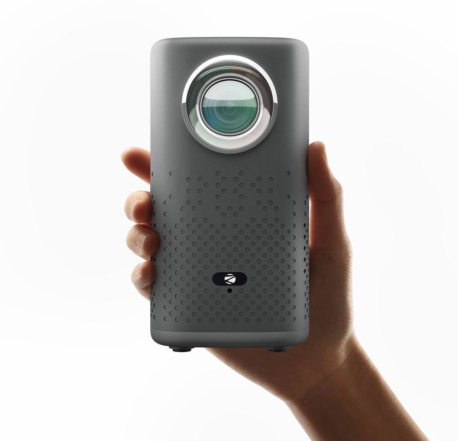 Image of ZEBRONICS ZEB-JLP 4 (Zeb-Pixa Play 74B (Grey)) (3600 lm / Wireless / Remote Controller) Portable Projector