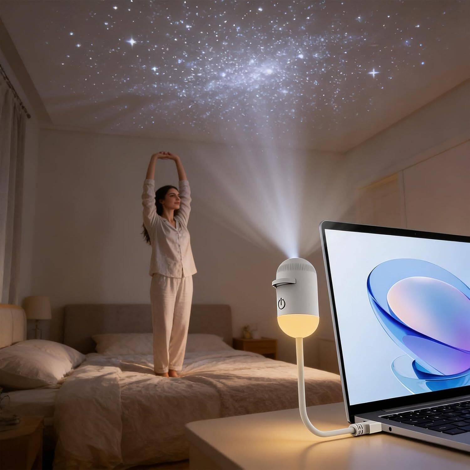 Pleasure Galaxy Star Projector Night Lamp - Image 4