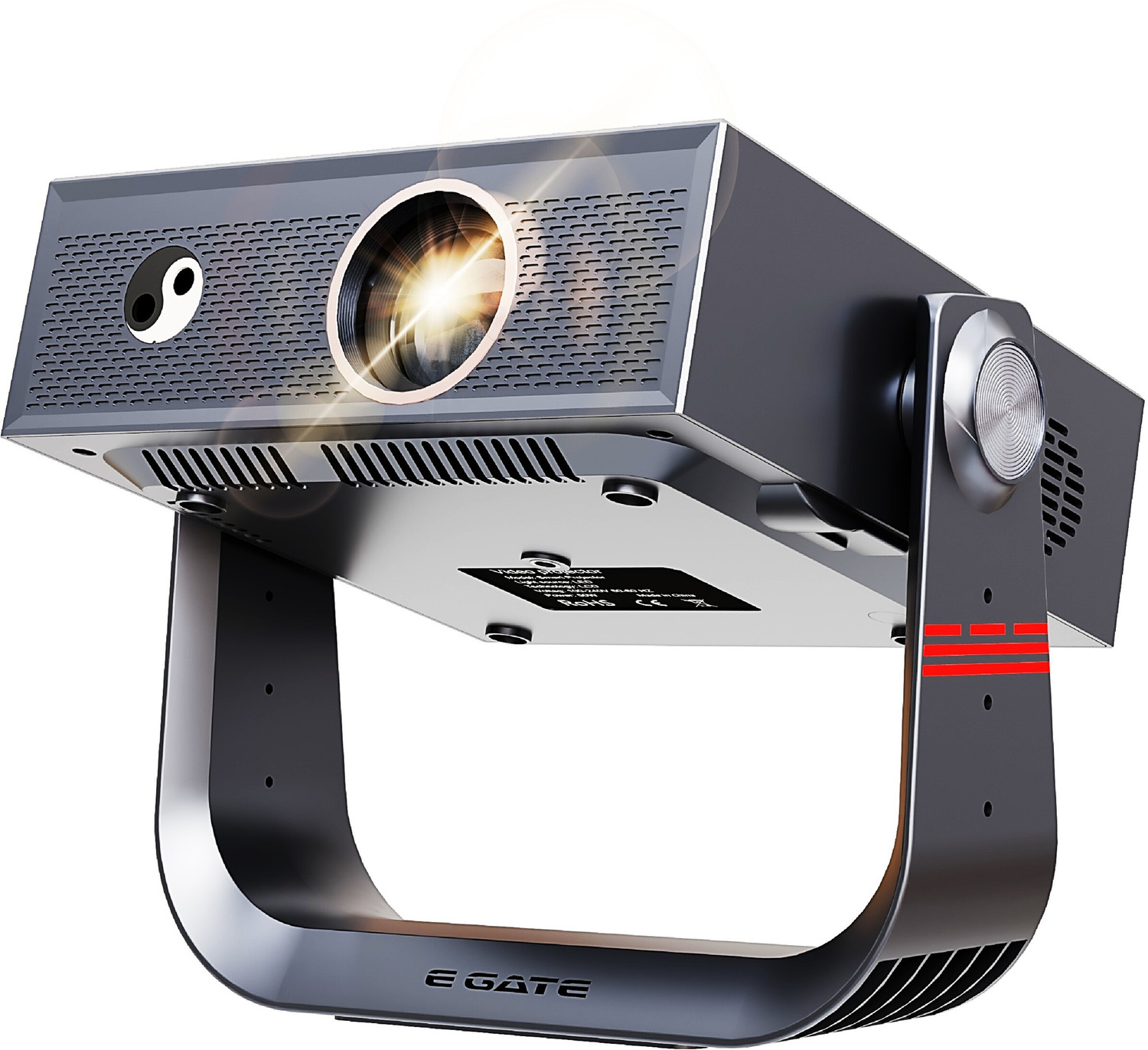 Image of Egate Duster 6X | 100% Dust Proof, Sealed engine| Fully Automatic Native 1080p (14000 lm / 1 Speaker / Wireless / Remote Controller) Portable Projector