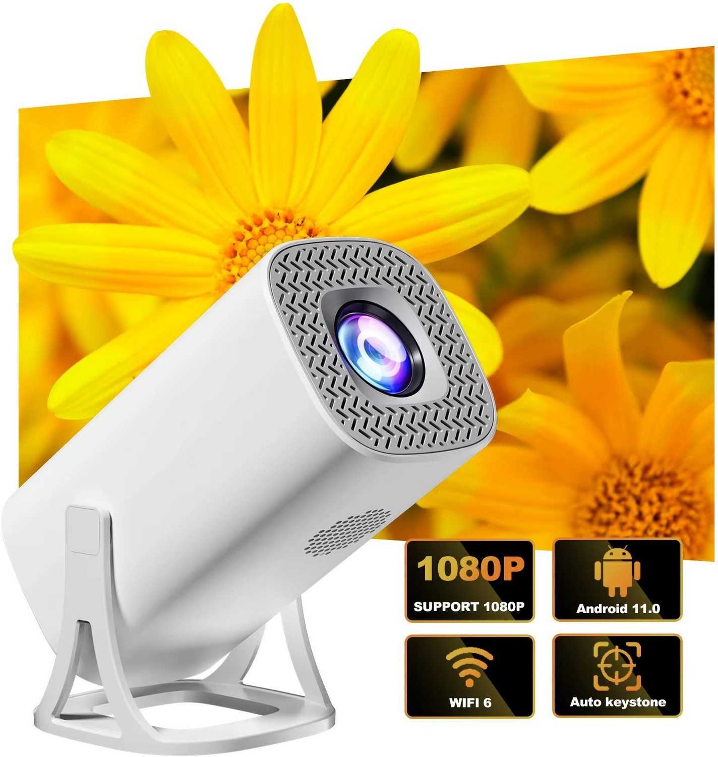 Image of VPG PORTABLE PROJECTOR (100 lm / 1 Speaker / Wireless / Remote Controller) Portable Projector