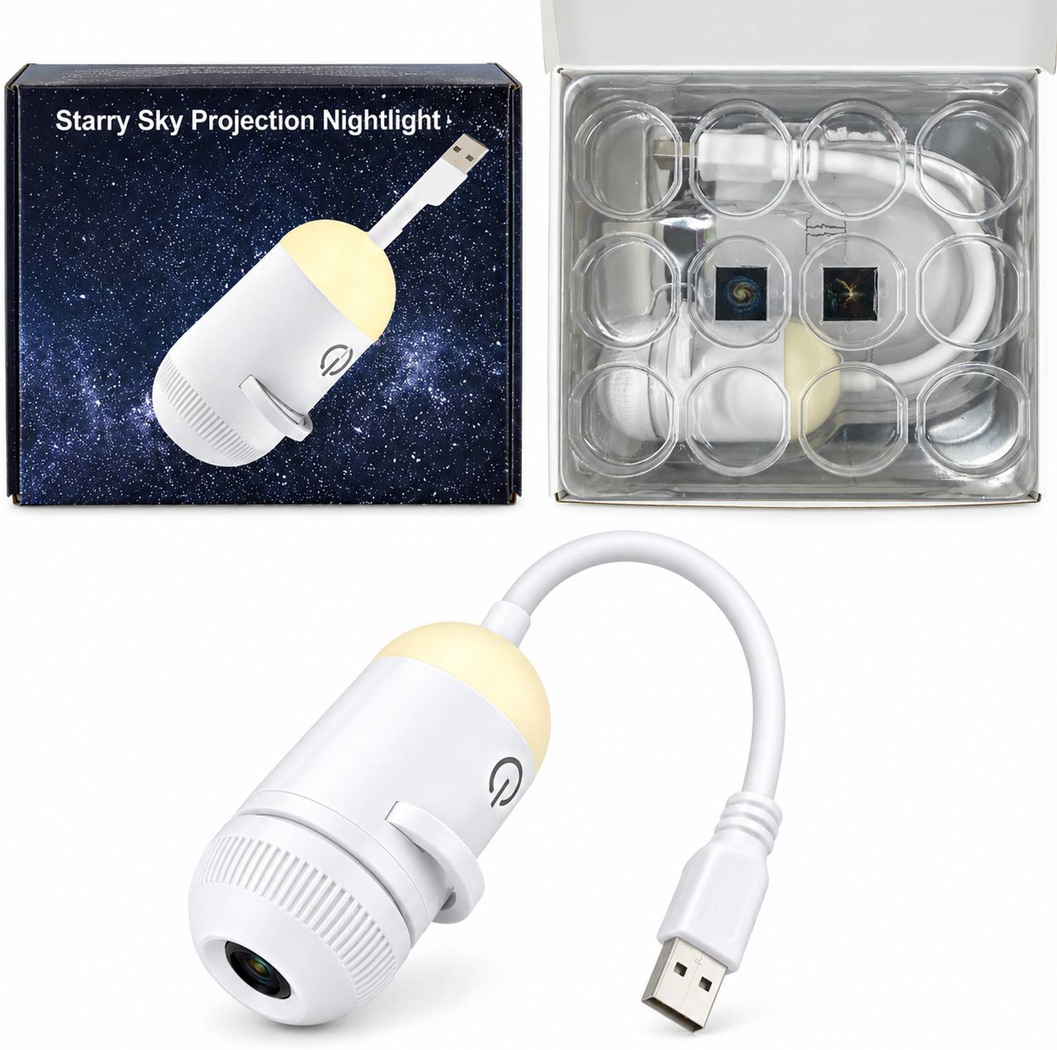 OKASTA Starry Sky Galaxy Projector Night Light - Image 2
