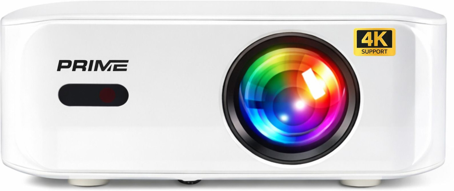 Image of Prime Projector Aura 4K AI Smart Projector (A4K-01) 4K HD Processing | AI Color Engine Pro | (13500 lm / 2 Speaker / Wireless / Remote Controller) Portable Projector