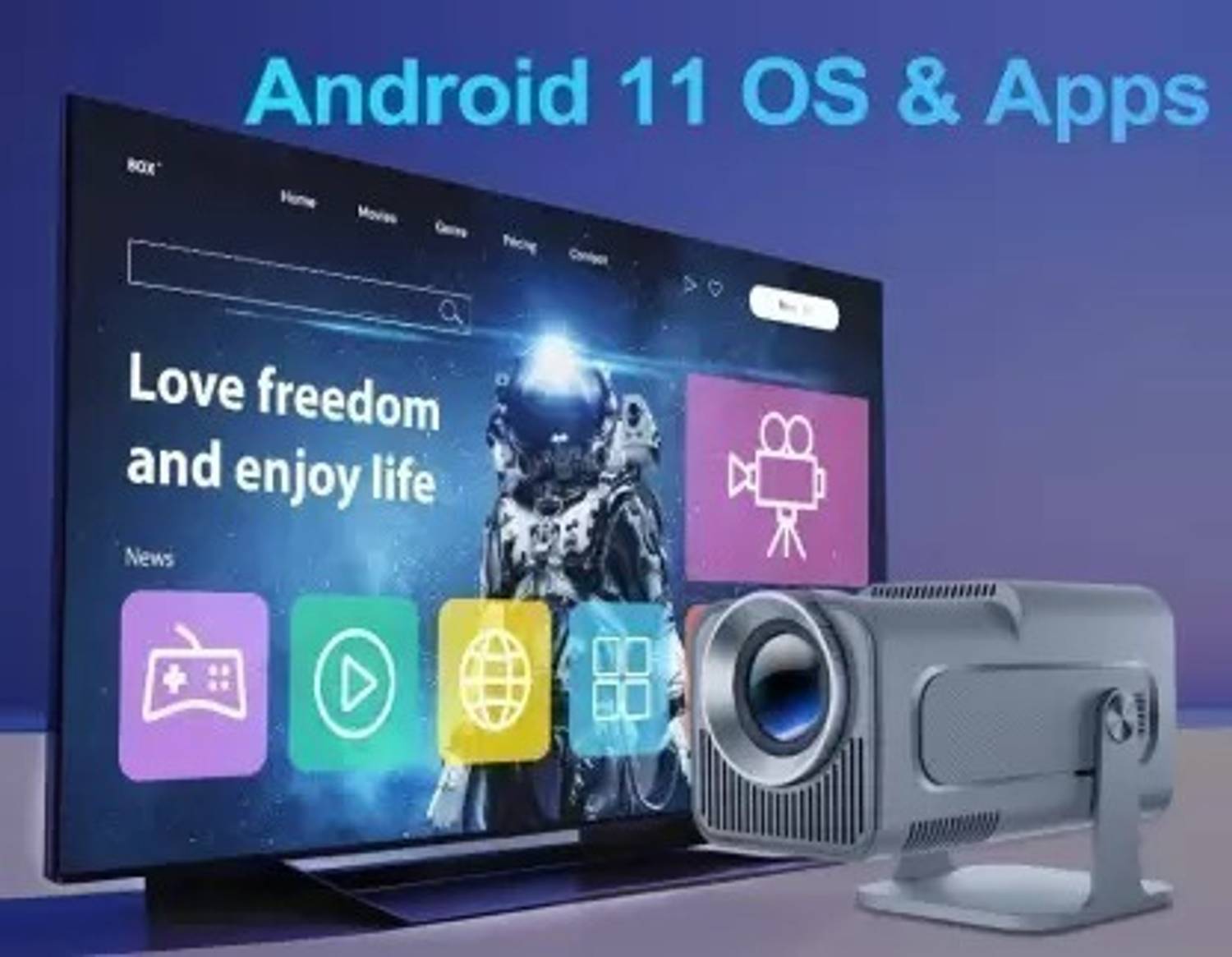 Projevox HY320 4K Portable Projector - Image 2