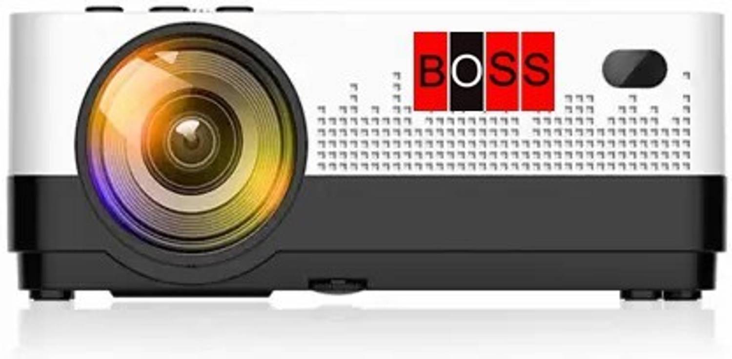 BOSS Full HD Projector (4600 lm) Portable Projector