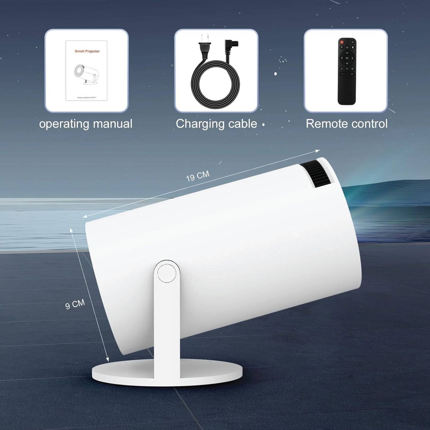 OLV Portable Mini Projector 4K 1080P - Image 2