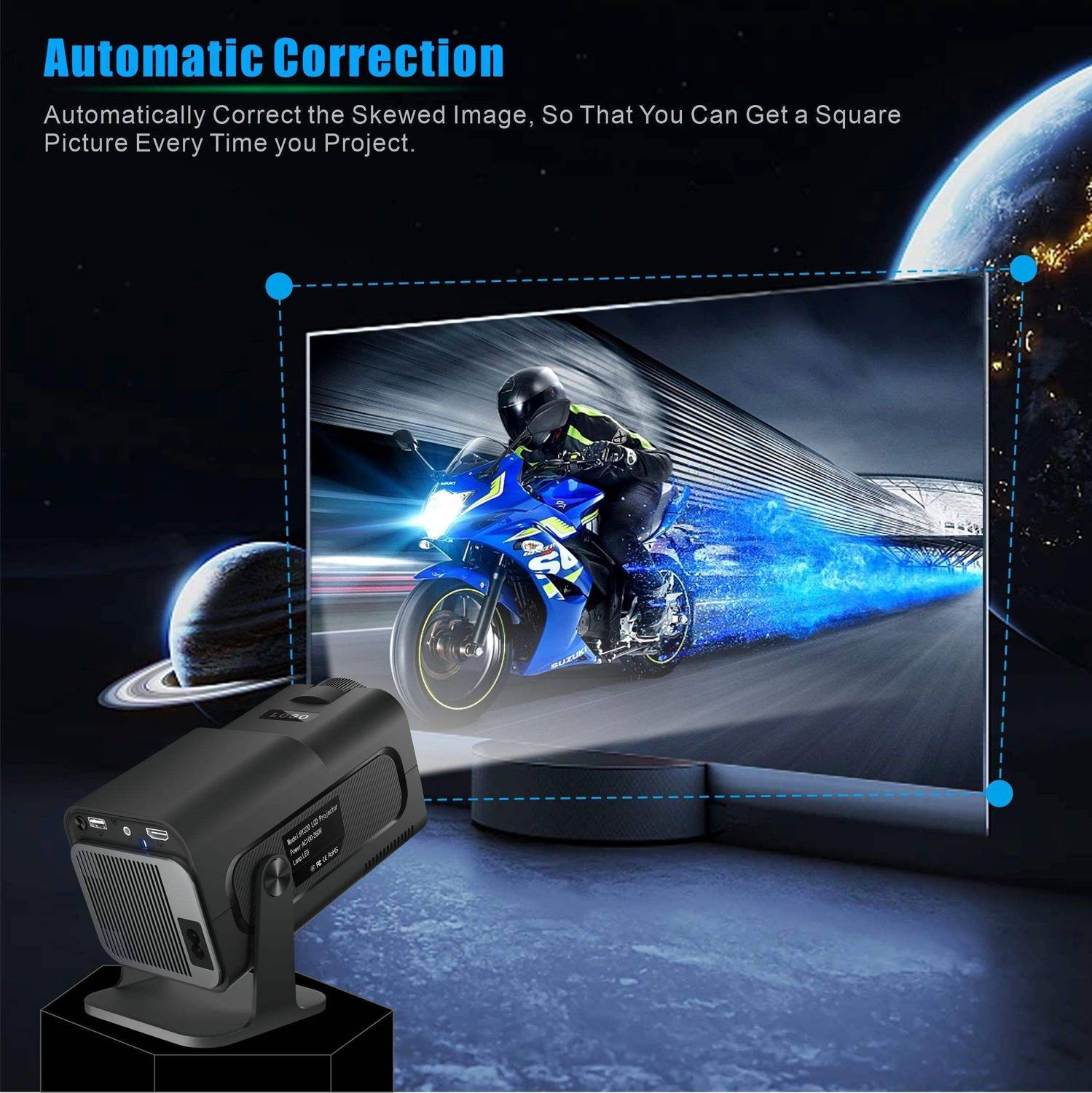 Nexscan HY320 4K Portable Projector - Image 2
