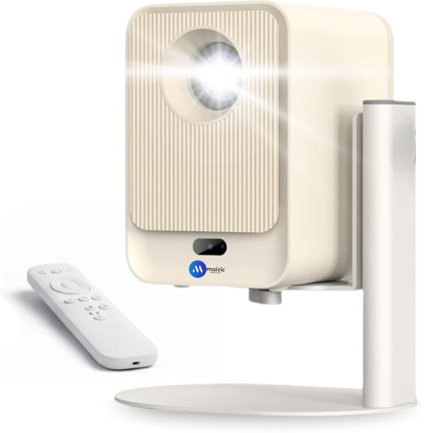 Image of Maizic Smarthome Tej Ultra Pro 8K Smart LCD Projector | 7680x4320p | Android 13 (15000 lm / 1 Speaker / Wireless / Remote Controller) Portable Projector